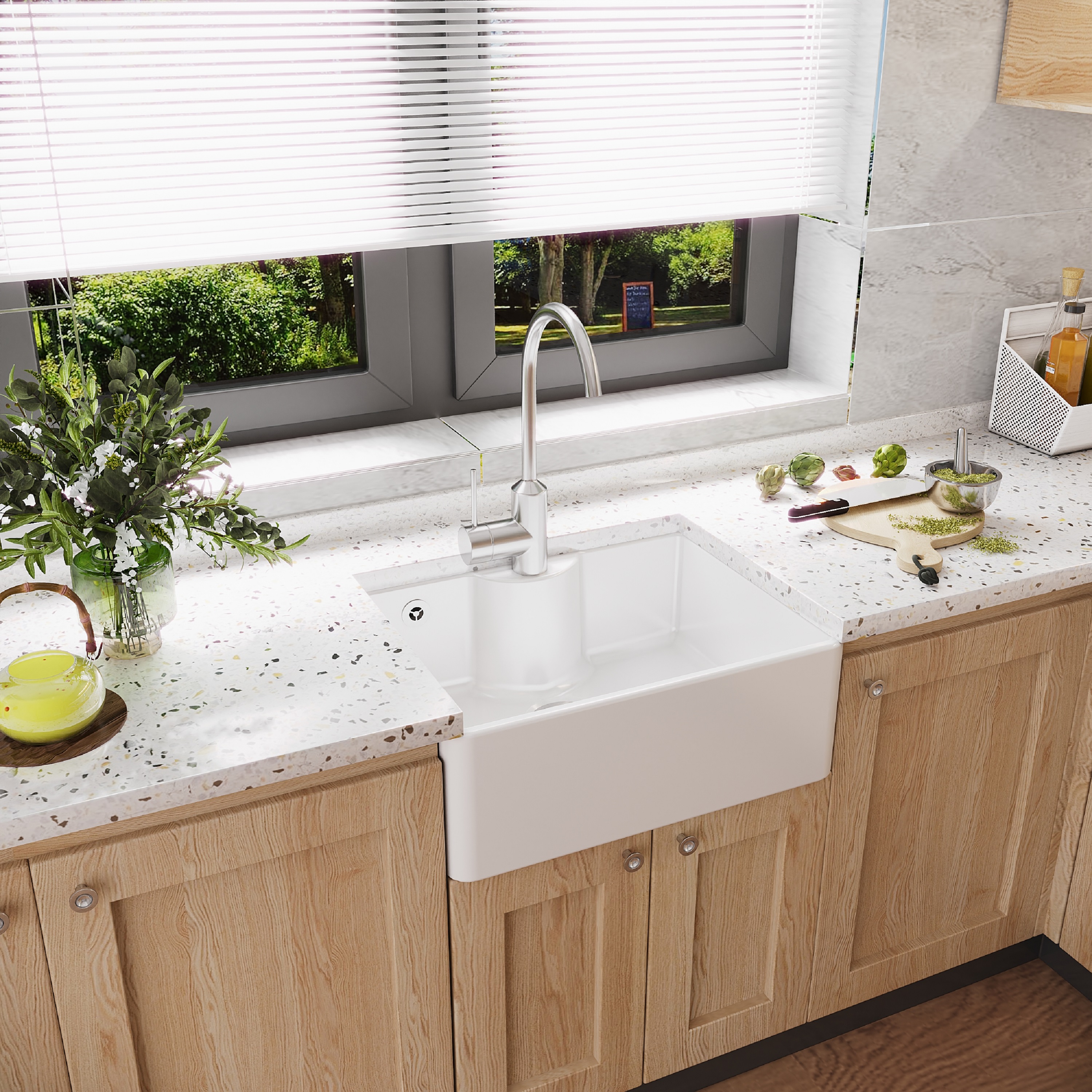 Balterley Fireclay Single Bowl Kitchen Sink