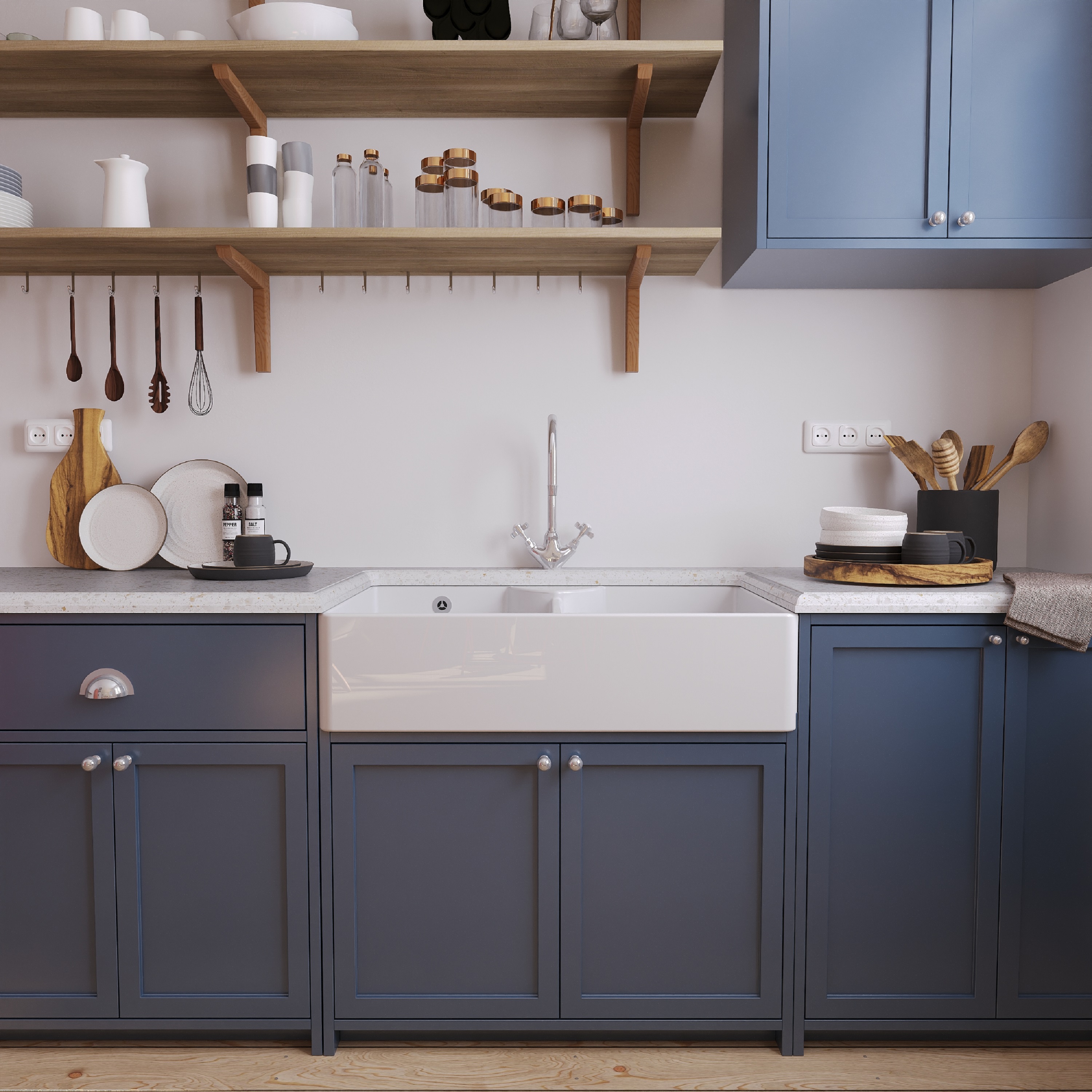 Balterley Fireclay Sink Installed
