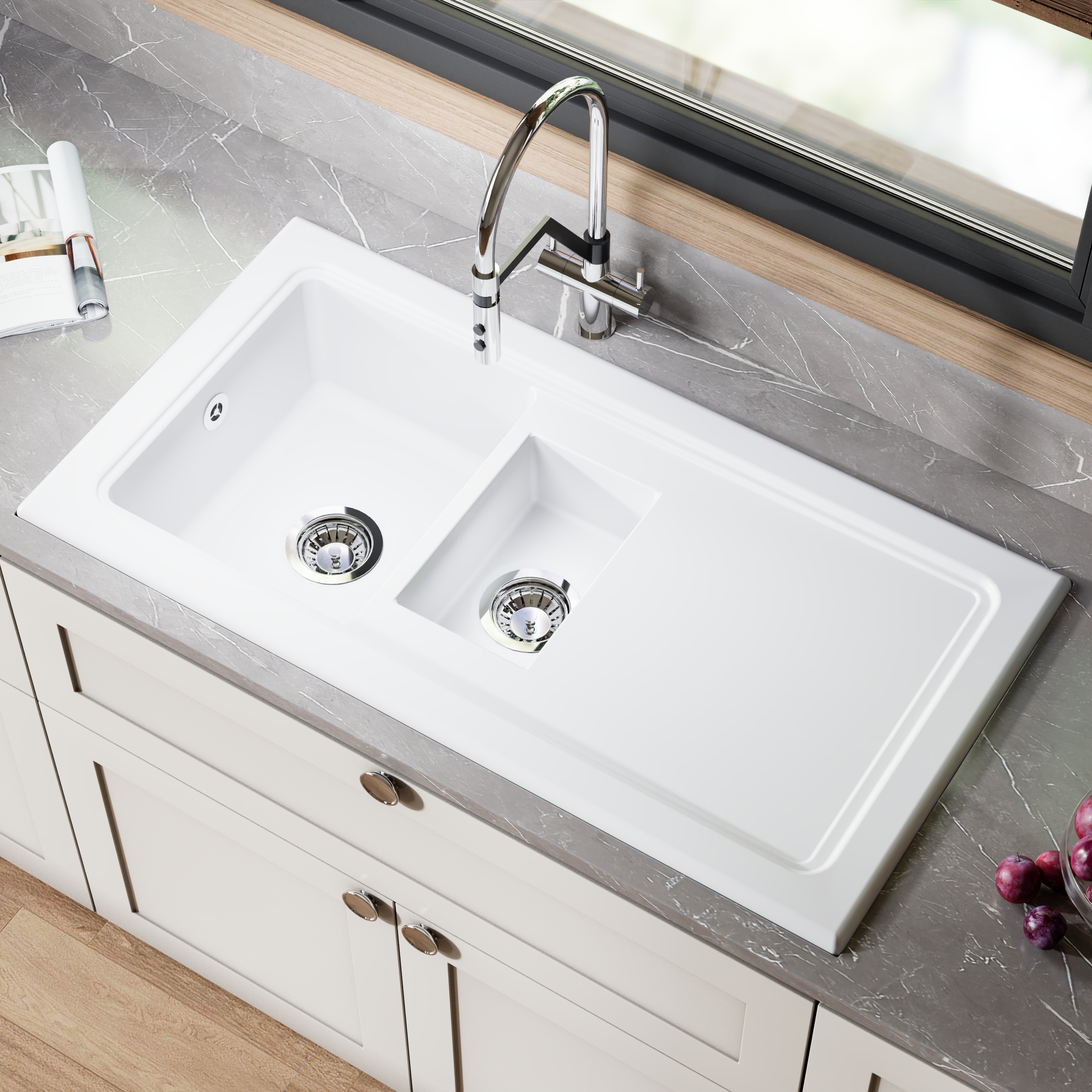 Countertop Fireclay Sink