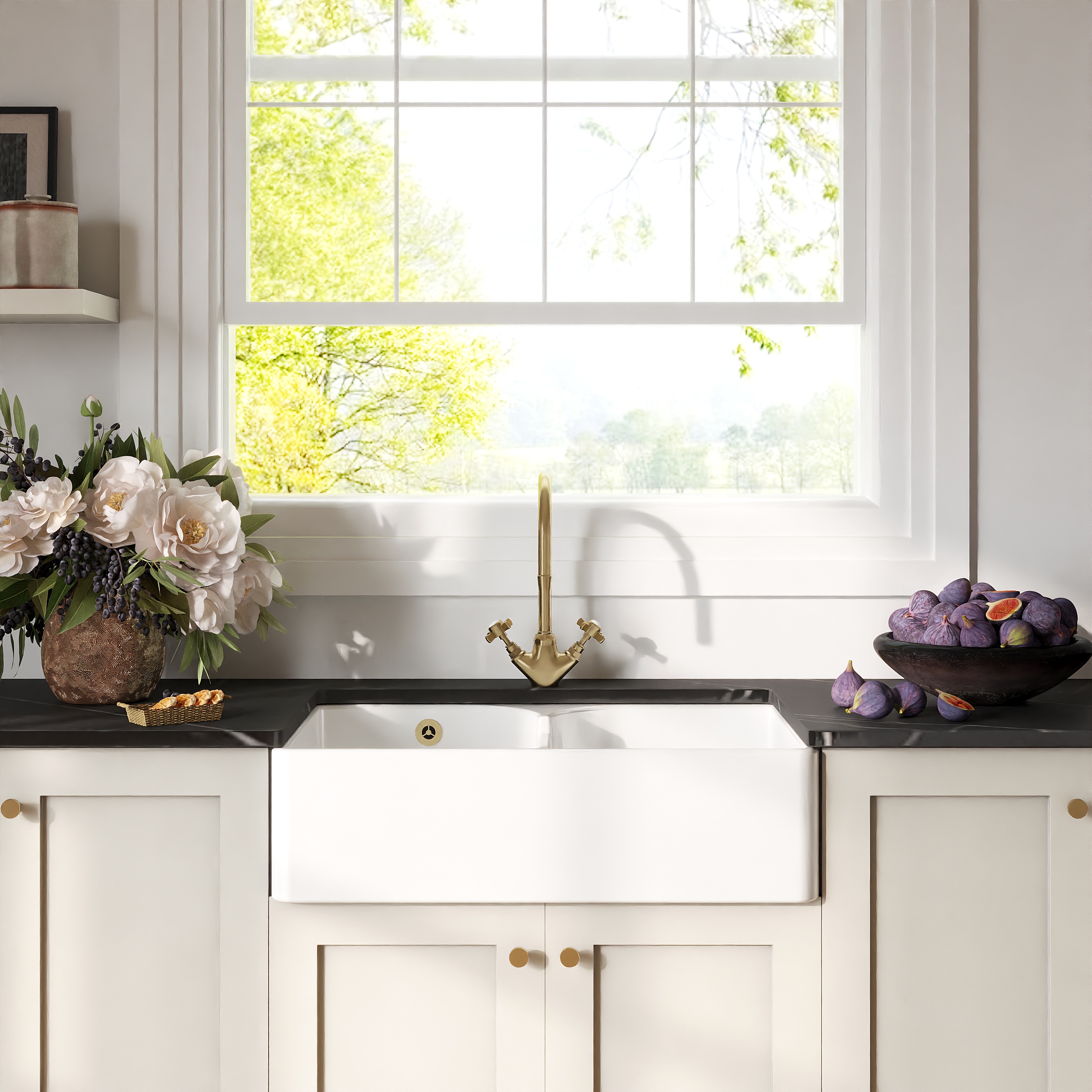 Fireclay Sink Front View