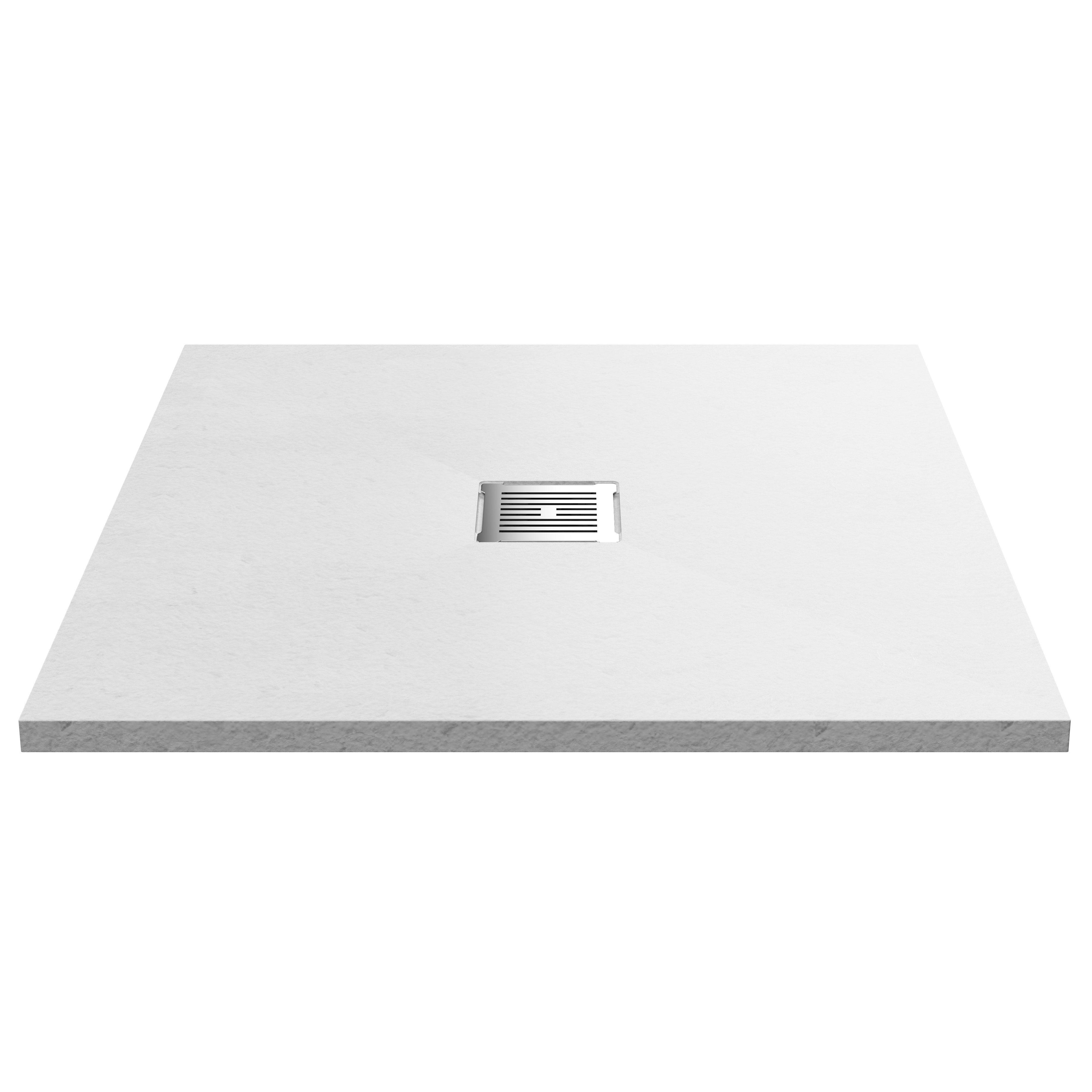 Hudson Reed Nuie Square Shower Tray White Slate 900 x 900mm NLT61010