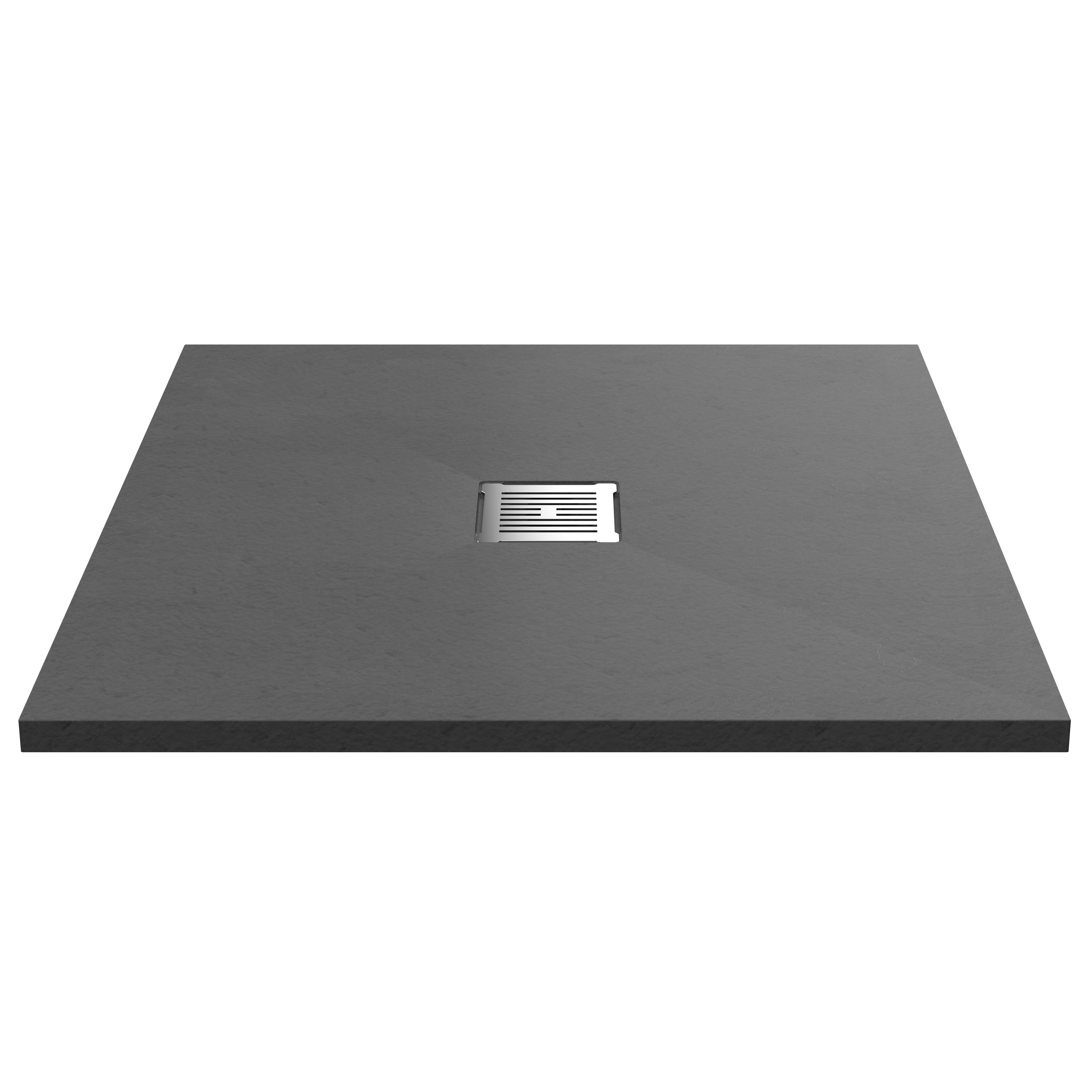 Hudson Reed Nuie Square Shower Tray Grey Slate 900 x 900mm NLT71010