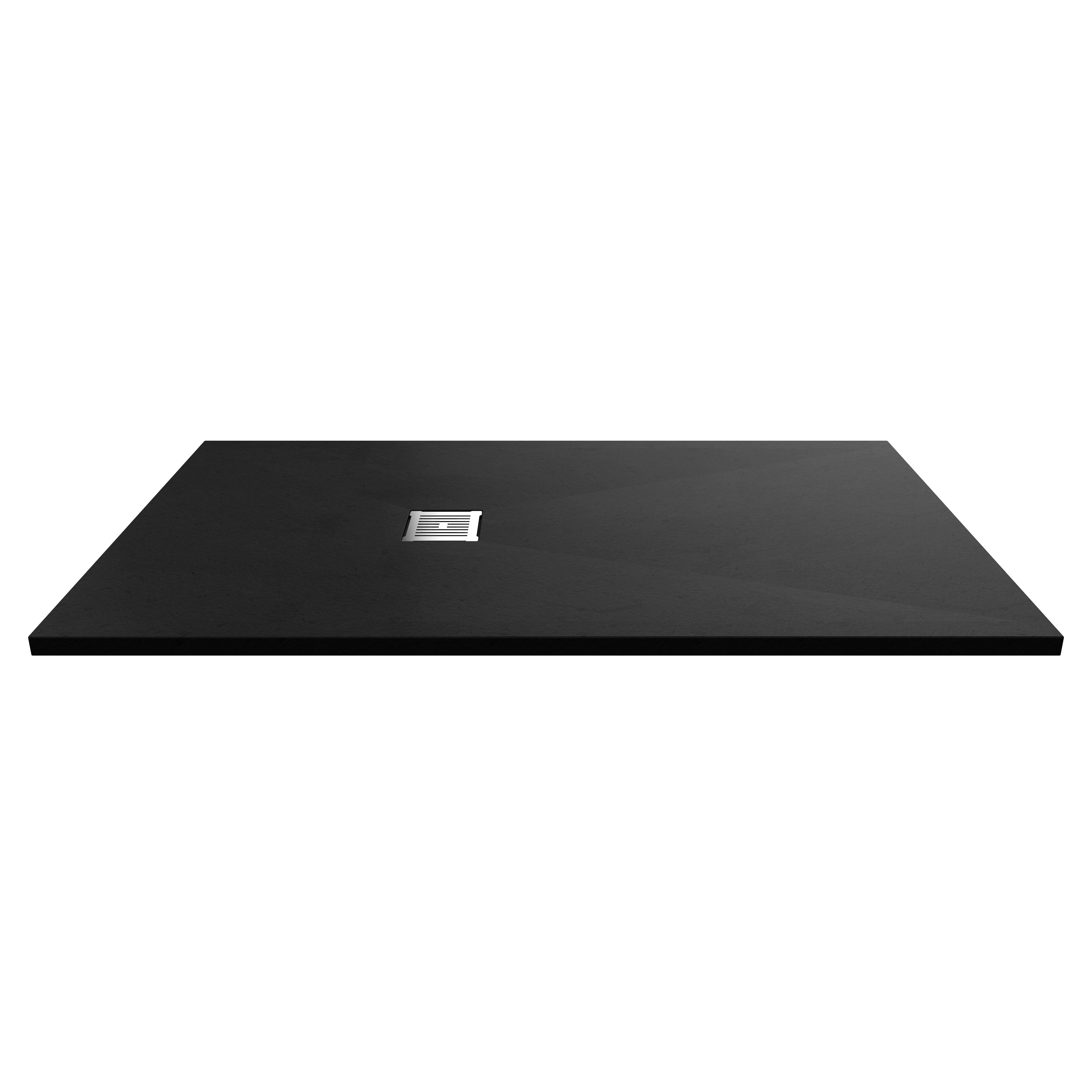 Hudson Reed Nuie Rectangular Shower Tray Black Slate 1600 x 900mm NLT91054