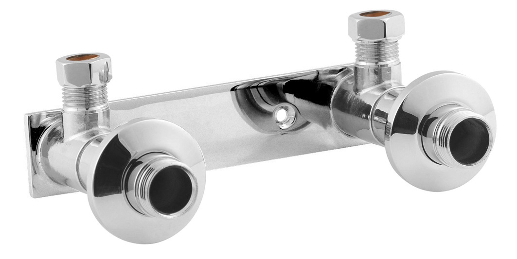 Nuie Chrome Fast fit Bracket for Bar Thermostats A313