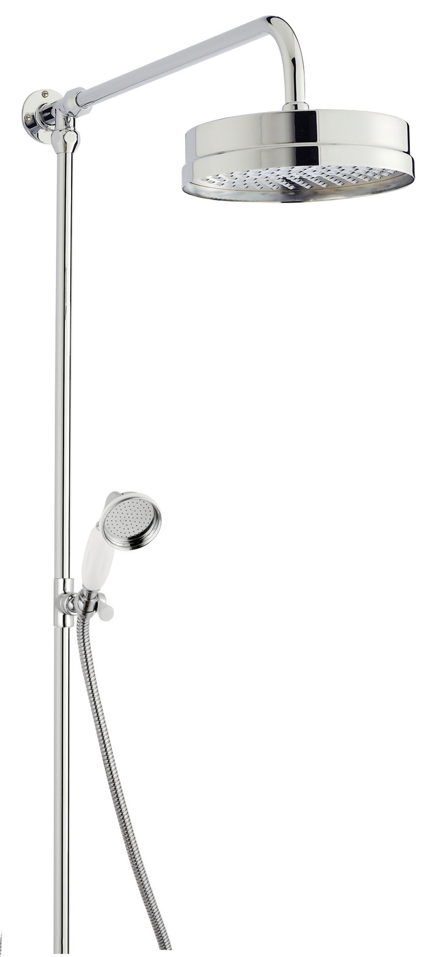 Hudson Reed Nuie Concealed Valves Set Chrome Rigid Riser Kit A3606