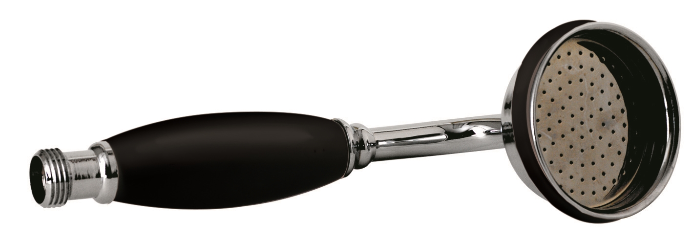 Hudson Reed Chrome black Large Traditional Handset A4150G