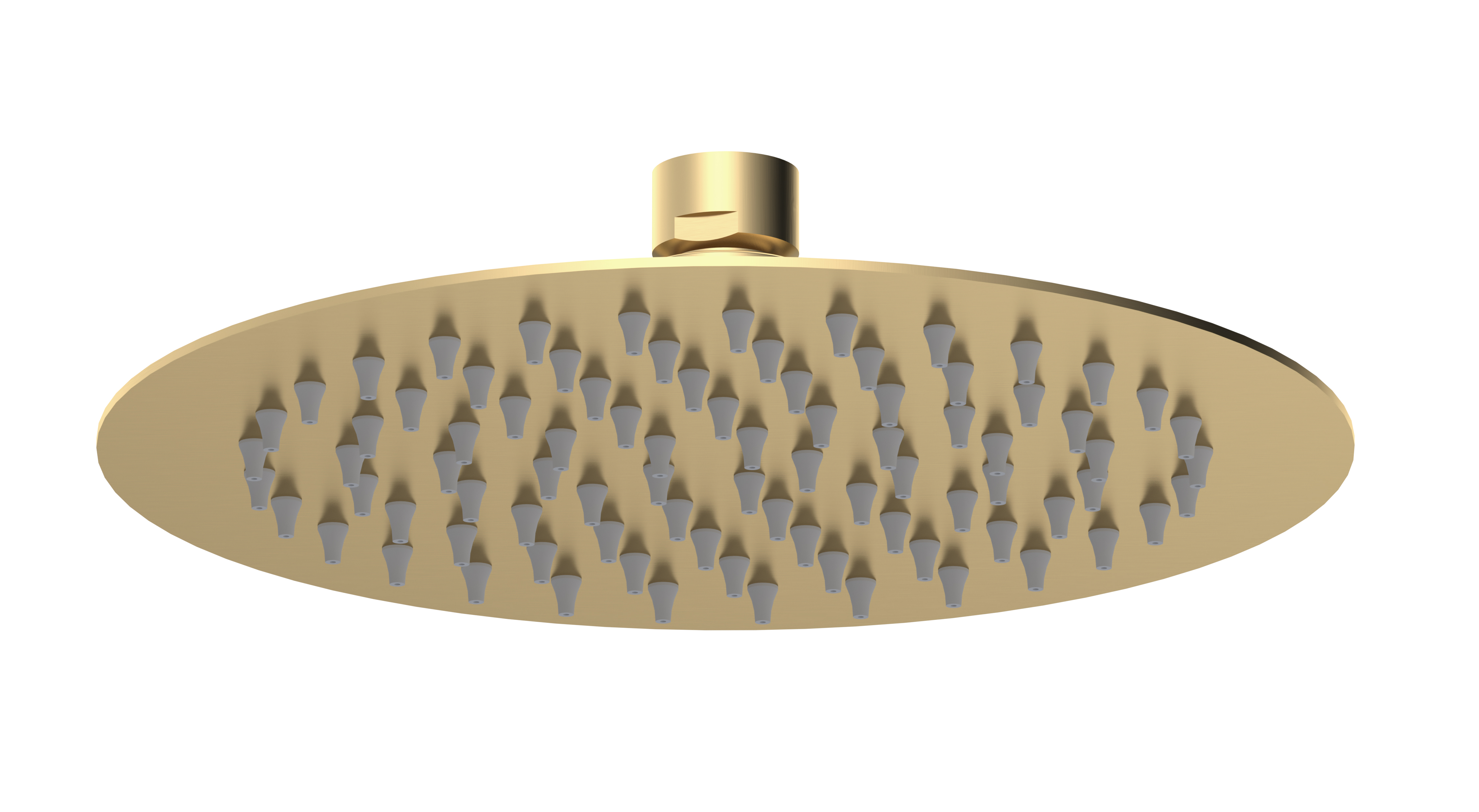Hudson Reed Nuie Fixed Head Brushed Brass A8082