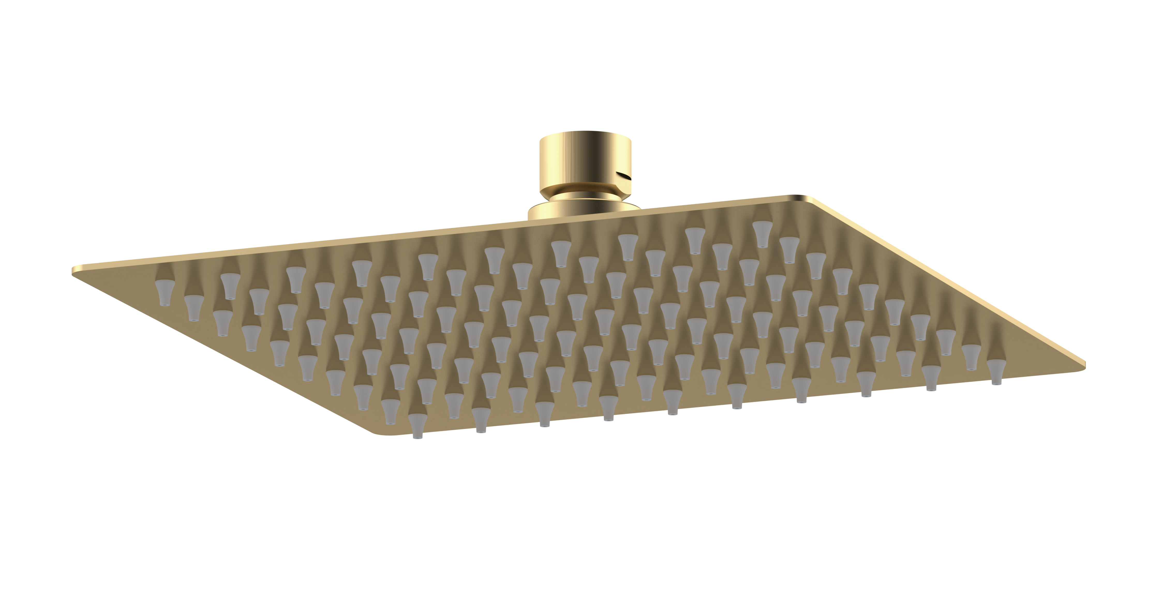 Hudson Reed Nuie Fixed Head Brushed Brass A8088