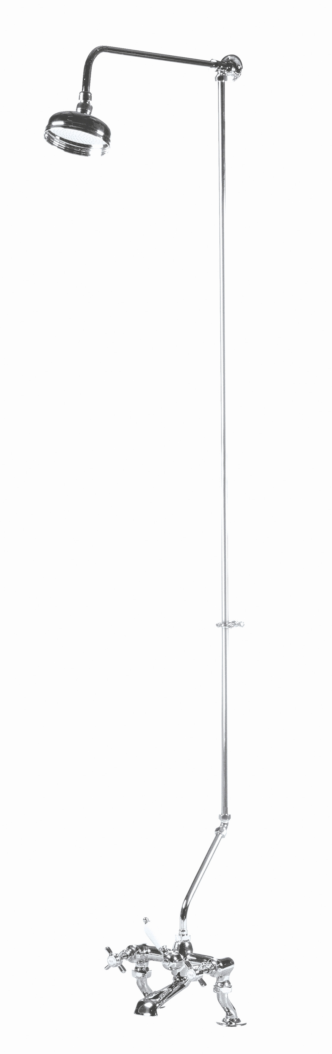 Nuie Chrome Rigid Riser Kit AK305