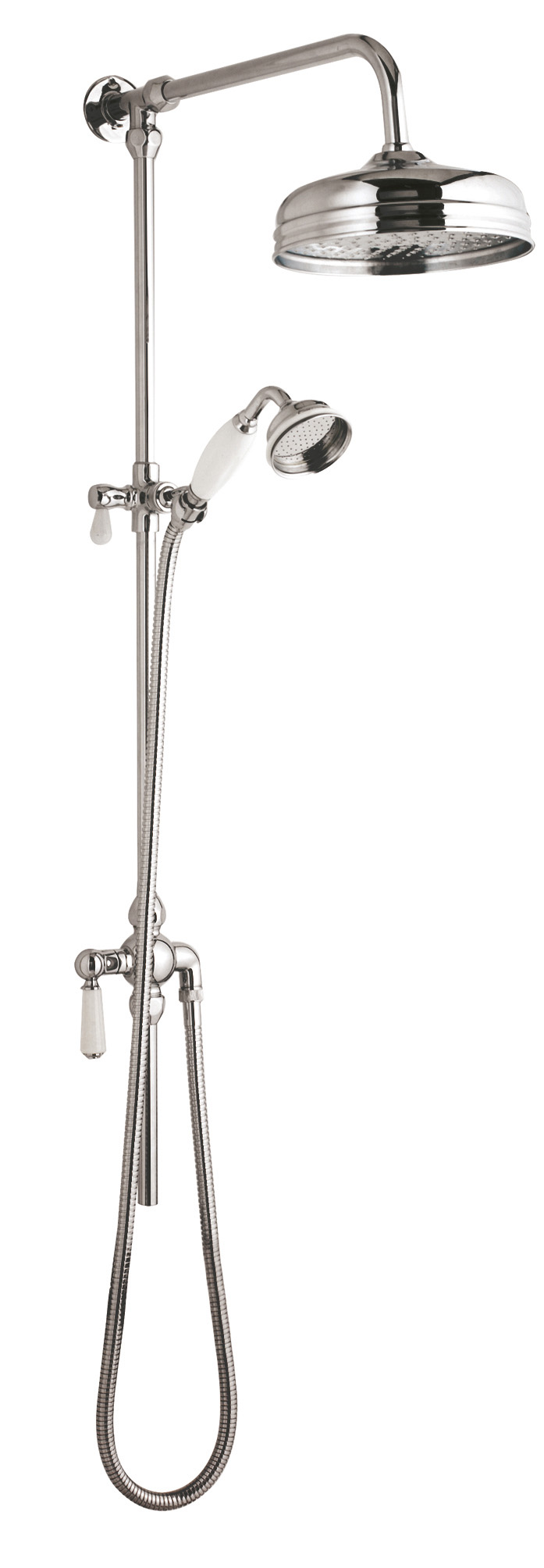 Hudson Reed Nuie Concealed Valves Set Chrome Rigid Riser Kit AM312