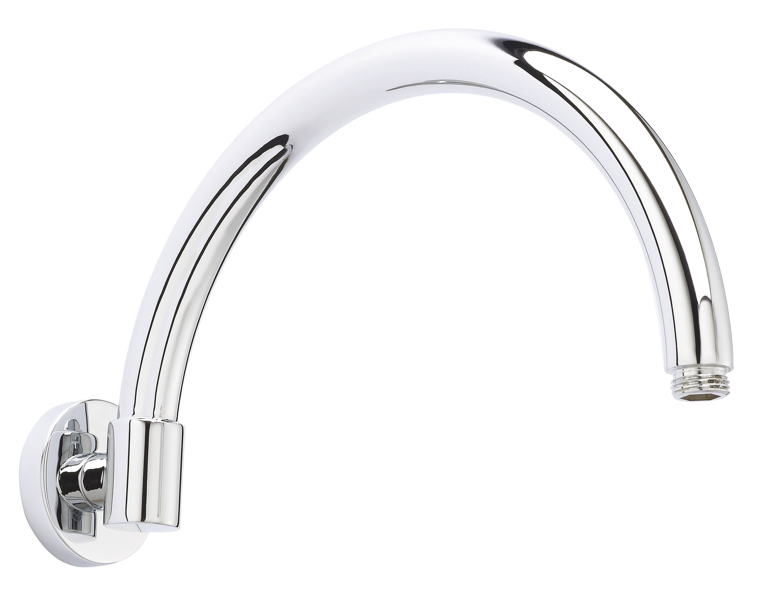 Hudson Reed Nuie Shower Arm Chrome Wall Mounted ARM06