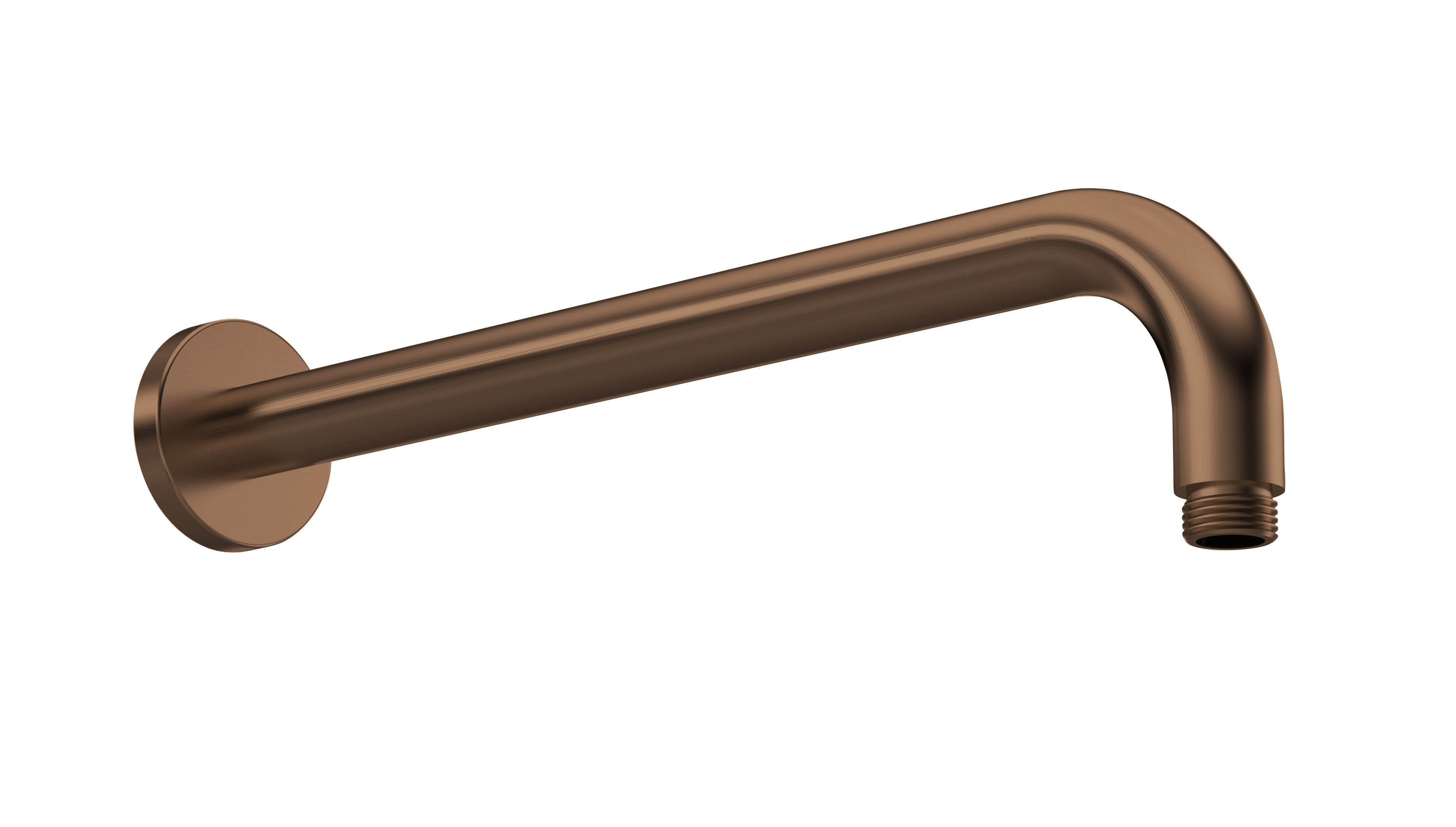 Nuie Brushed Bronze Wall Hung Shower Arm ARM1501