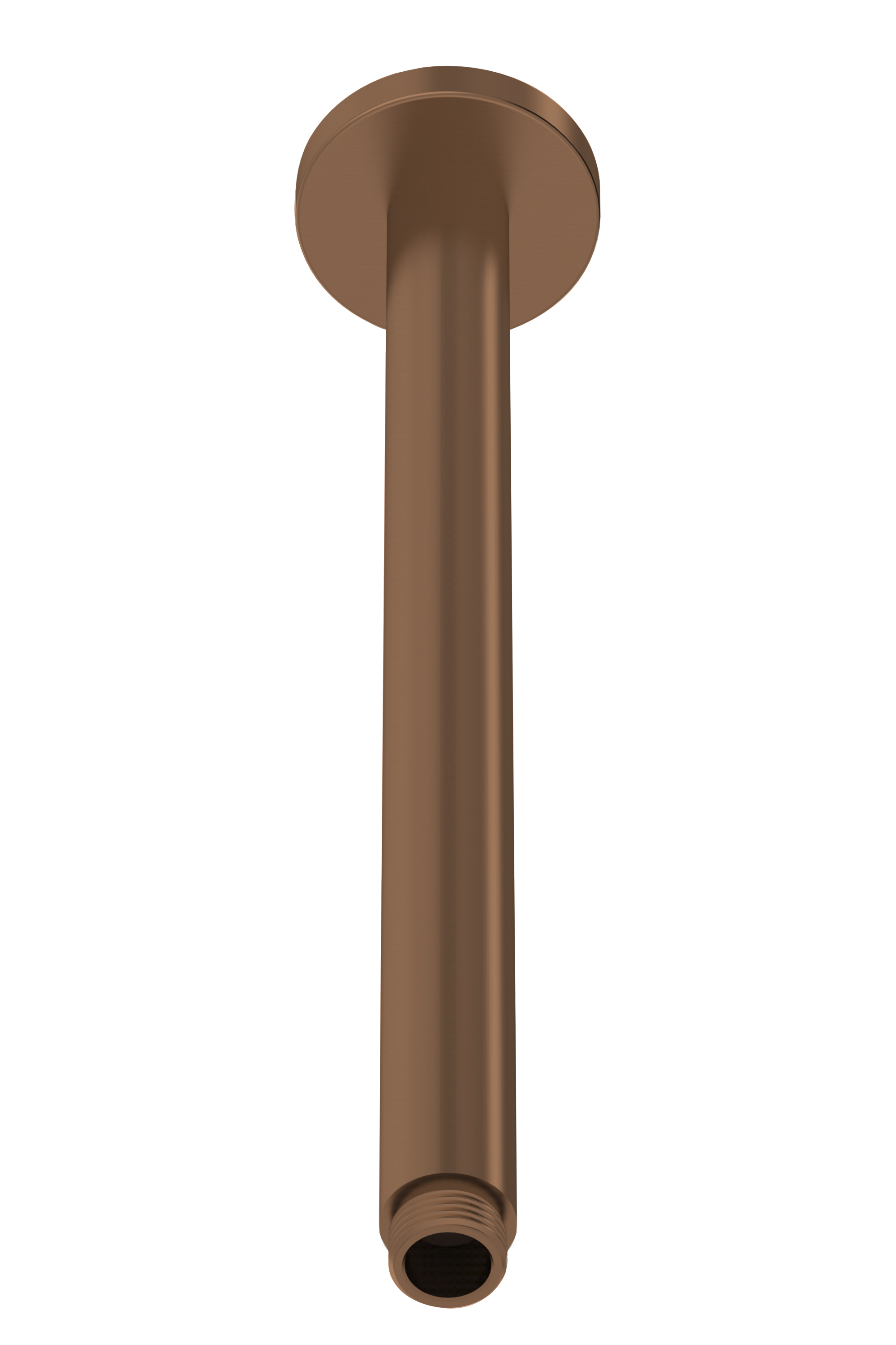 Nuie Brushed Bronze Round Ceiling Arm 300mm ARM1516