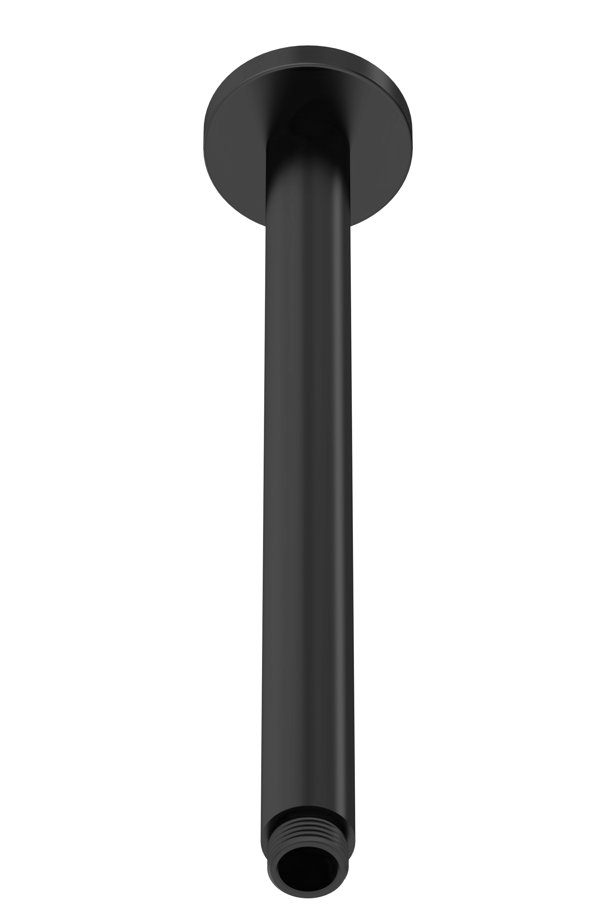 Hudson Reed Nuie Shower Arm Matt Black Ceiling Mounted ARM416