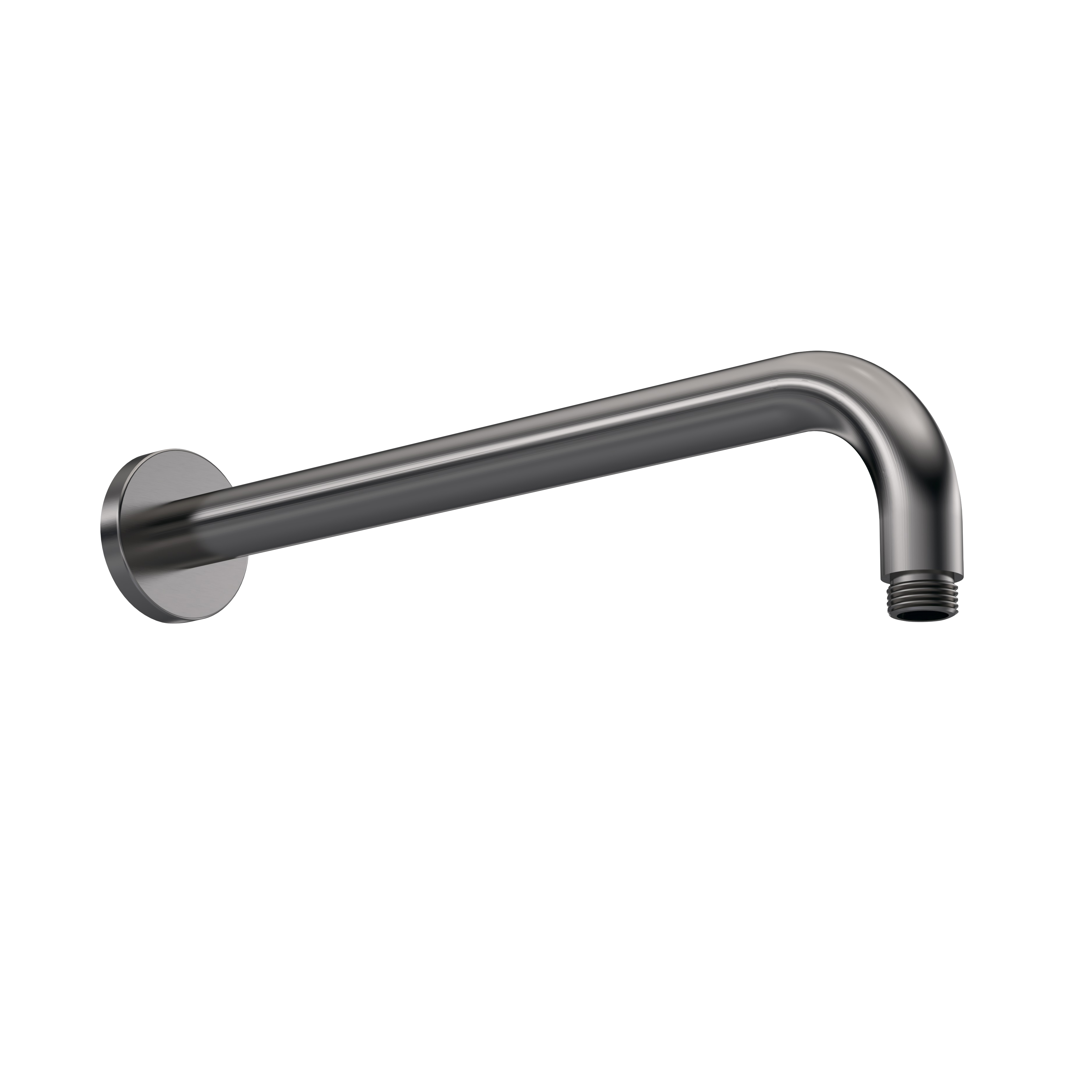 Nuie Brushed Pewter Wall Mounted Shower Arm ARM701