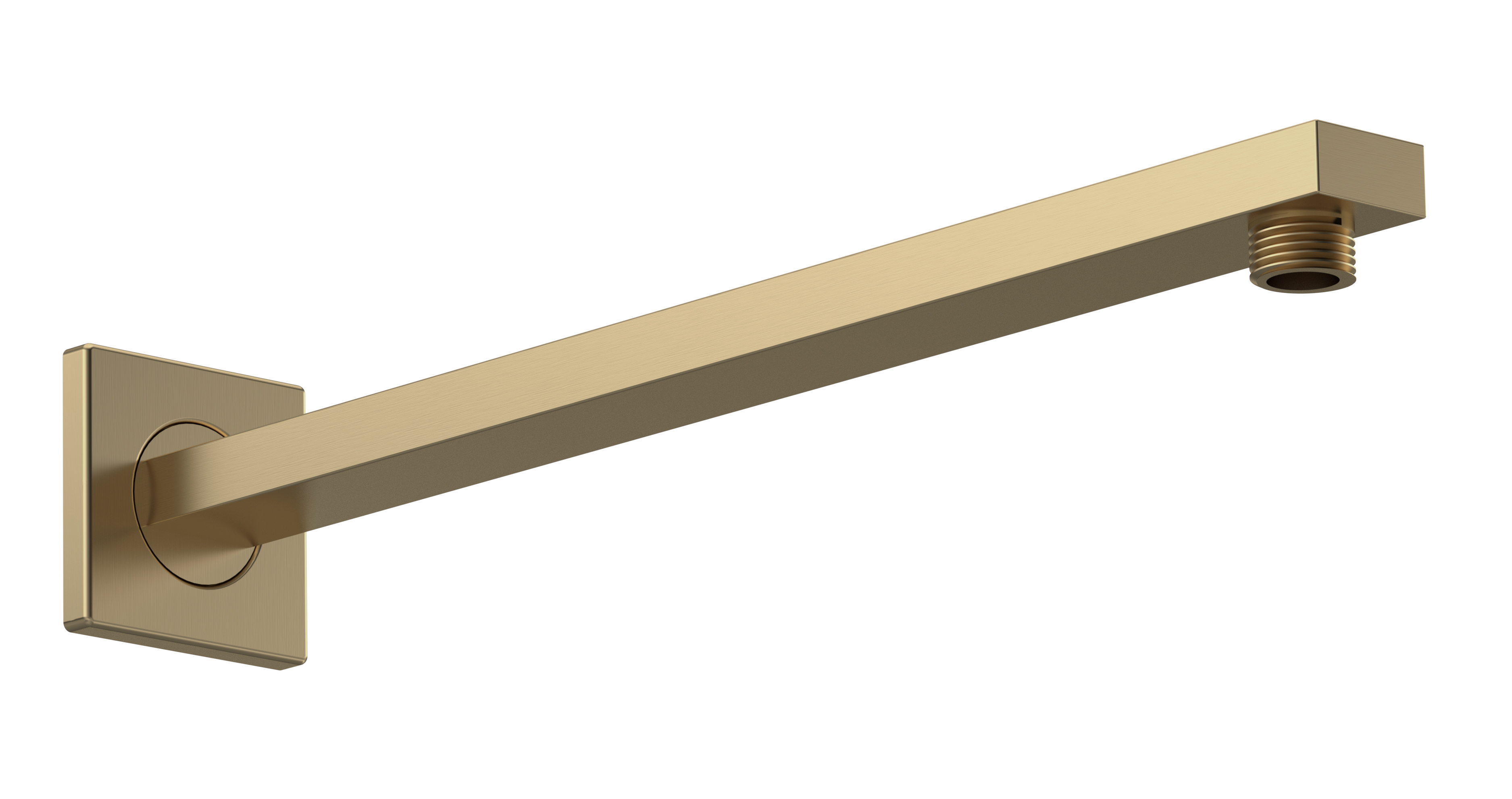 Hudson Reed Nuie Shower Arm Brushed Brass Wall Mounted ARM813