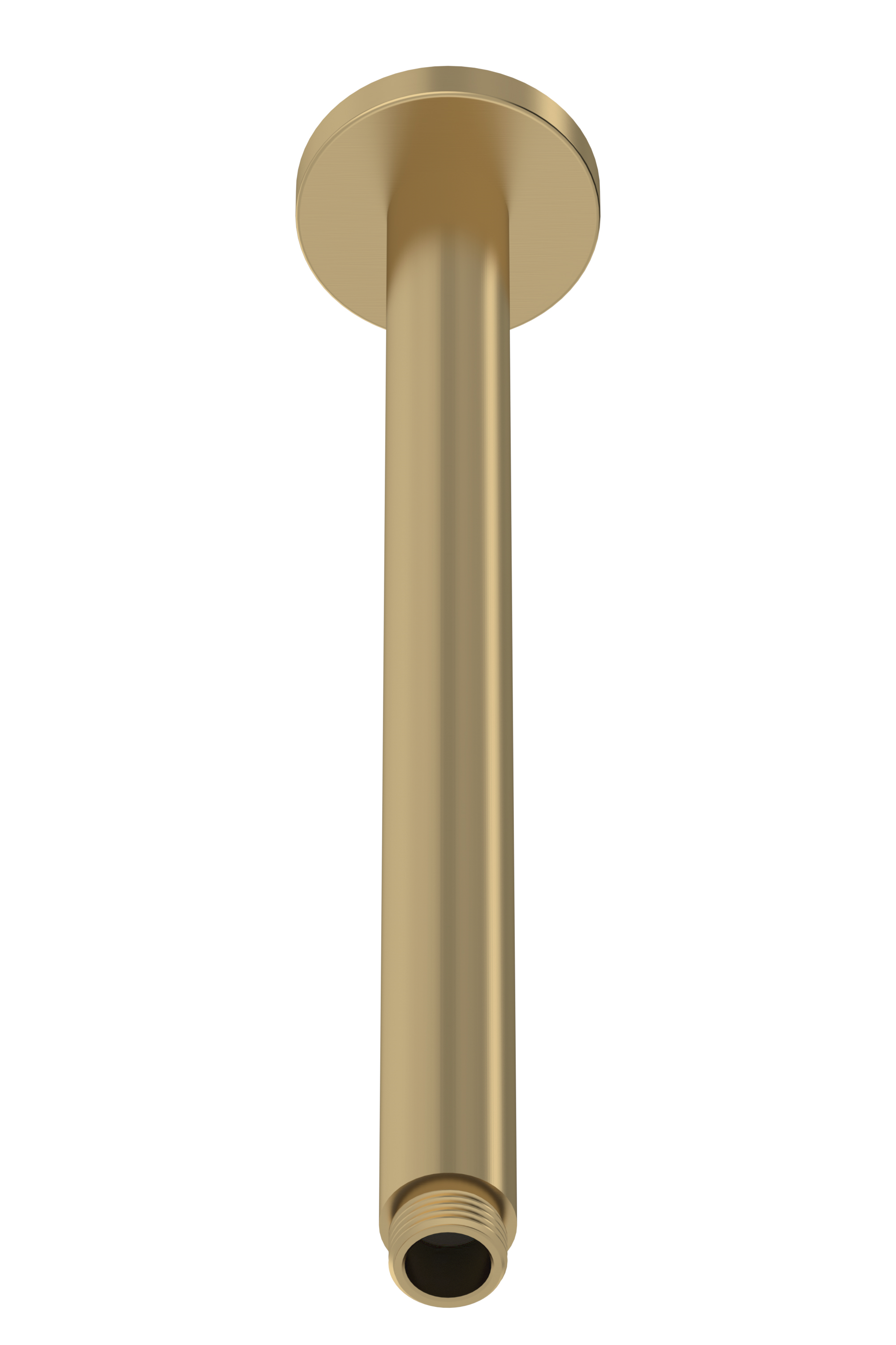 Hudson Reed Nuie Shower Arm Brushed Brass Ceiling Mounted ARM816
