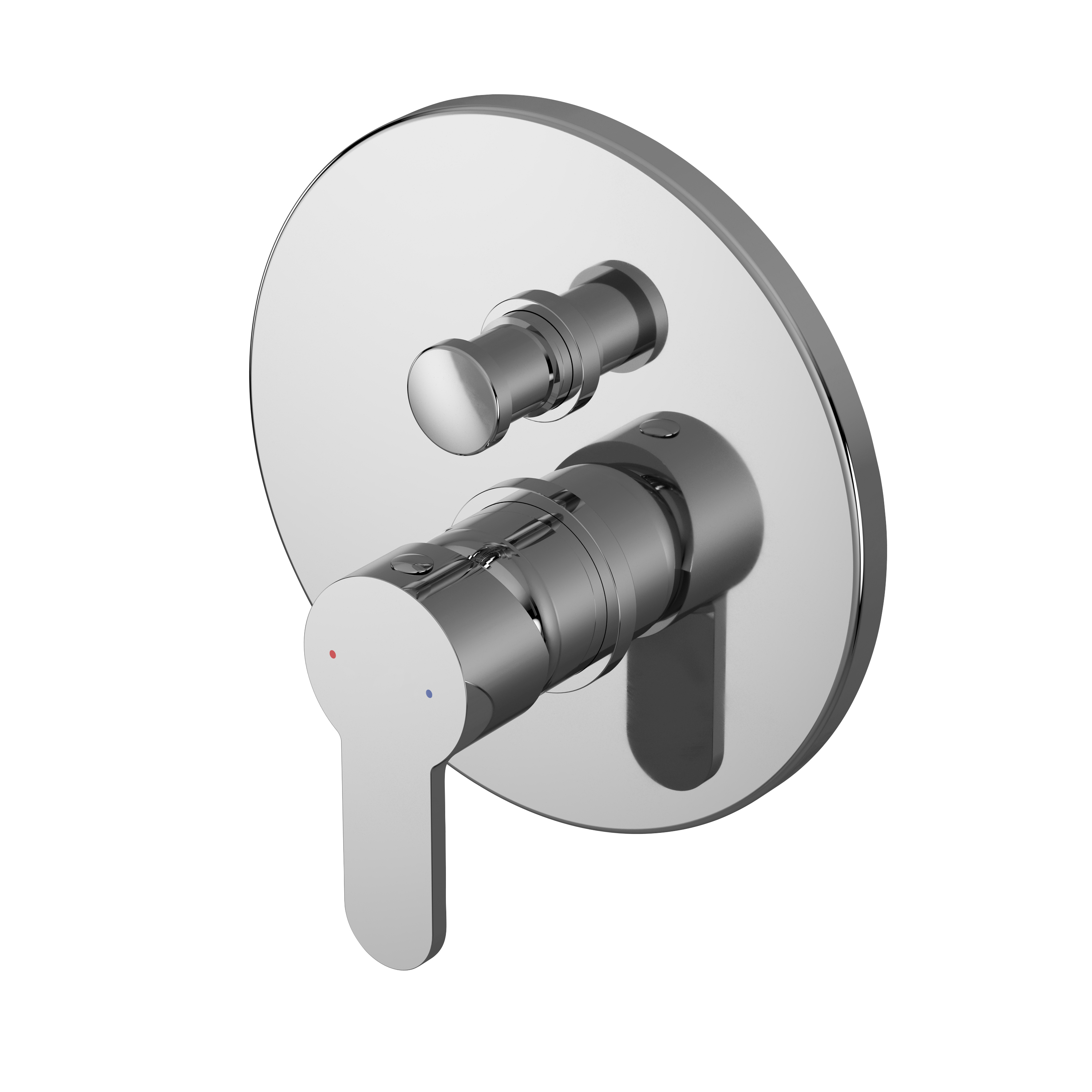 Nuie Arvan Chrome 2 Outlet Manual Shower Valve with Diverter ARVMV12
