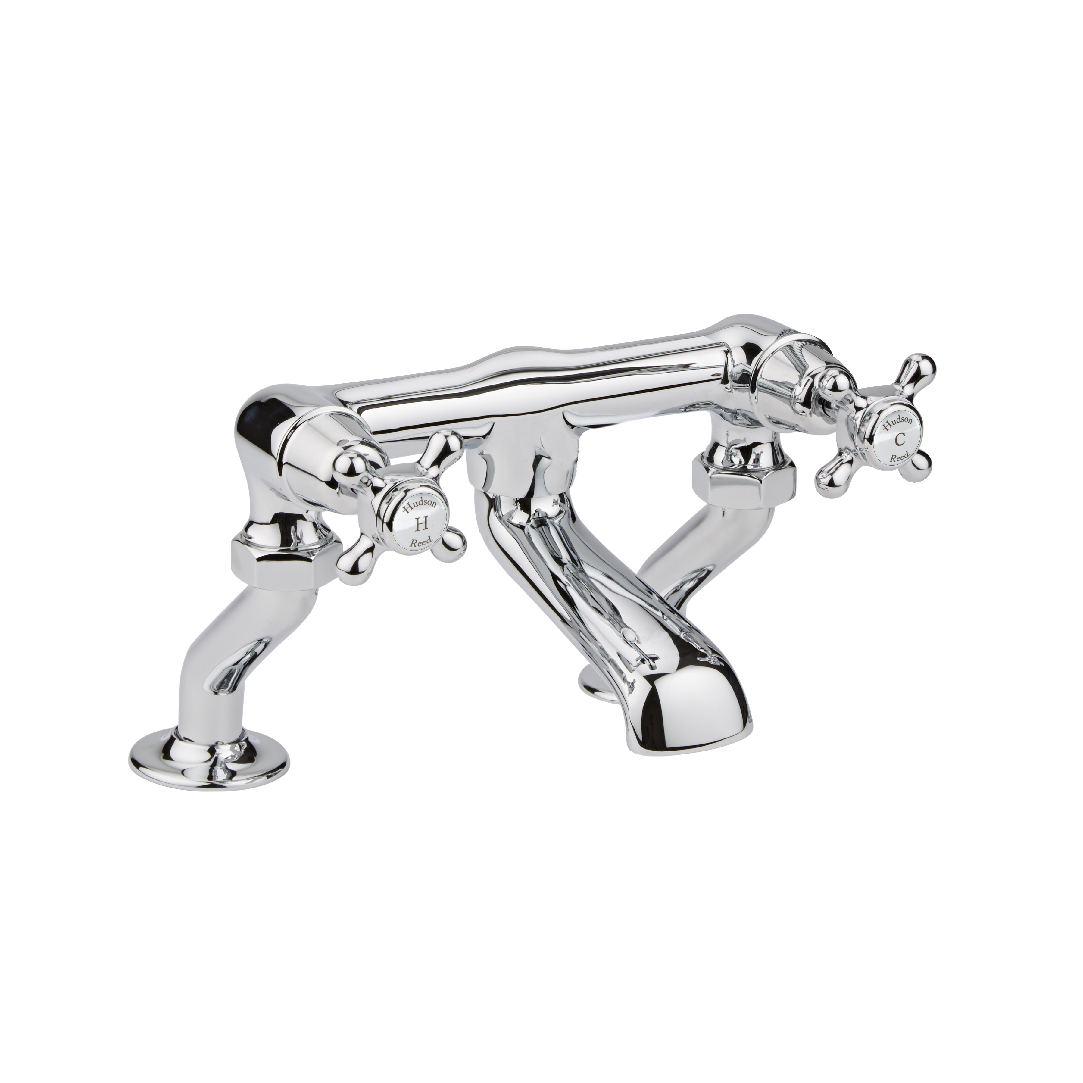 Hudson Reed Topaz Chrome Deck Mounted Bath Filler BC303DX