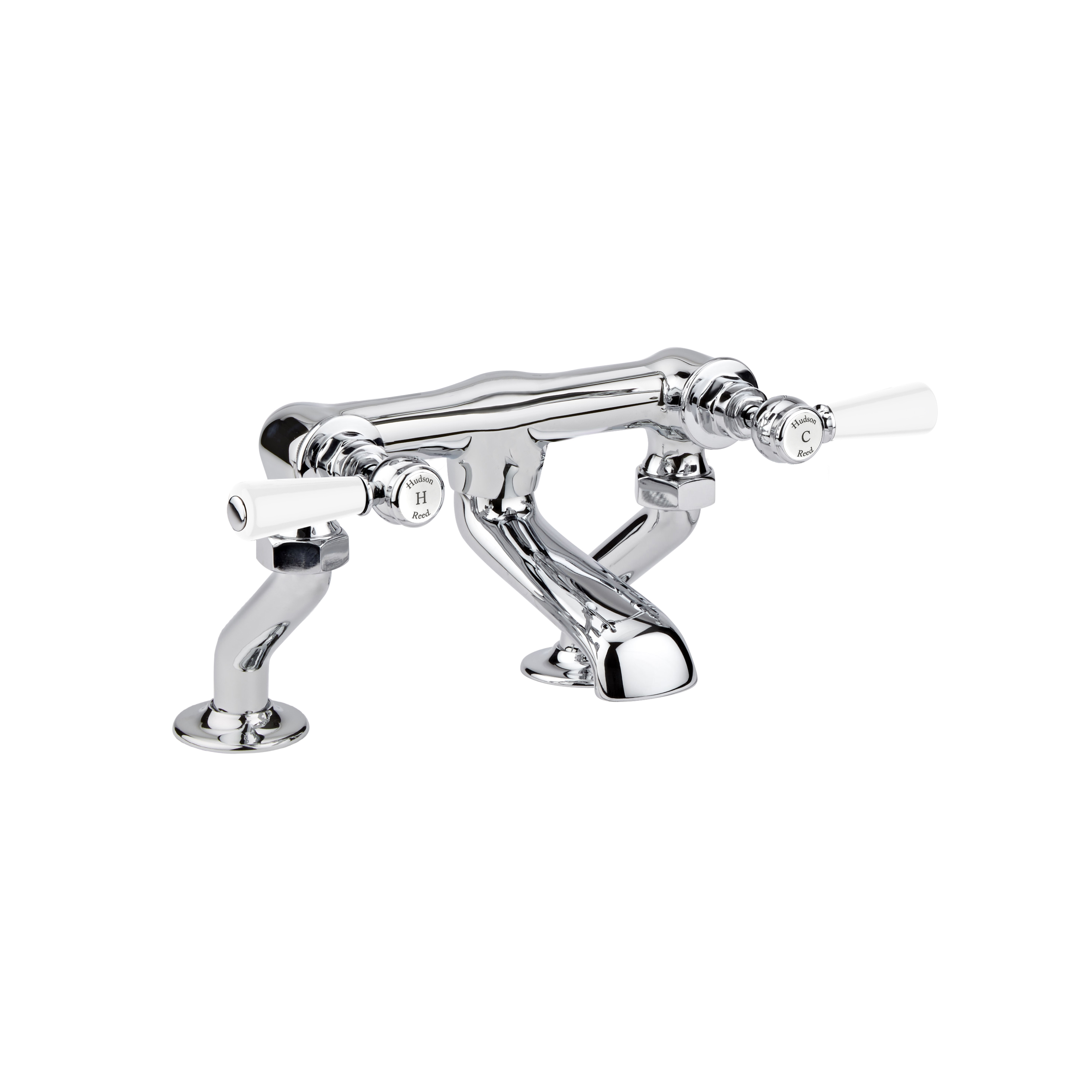 Hudson Reed Topaz Chrome Deck Mounted Bath Filler BC303HL