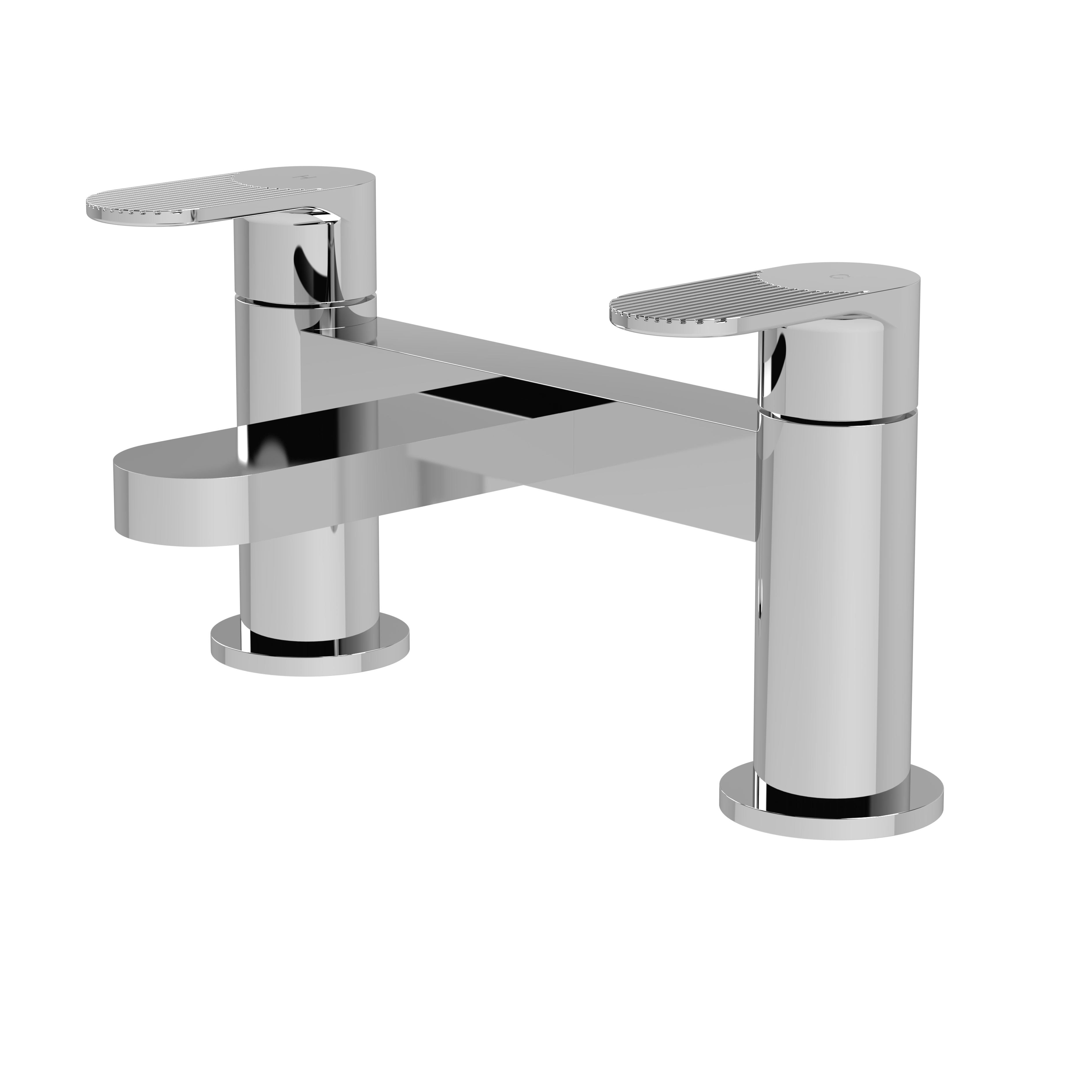 Nuie Cyprus Chrome Deck Mounted Bath Filler BIN303F