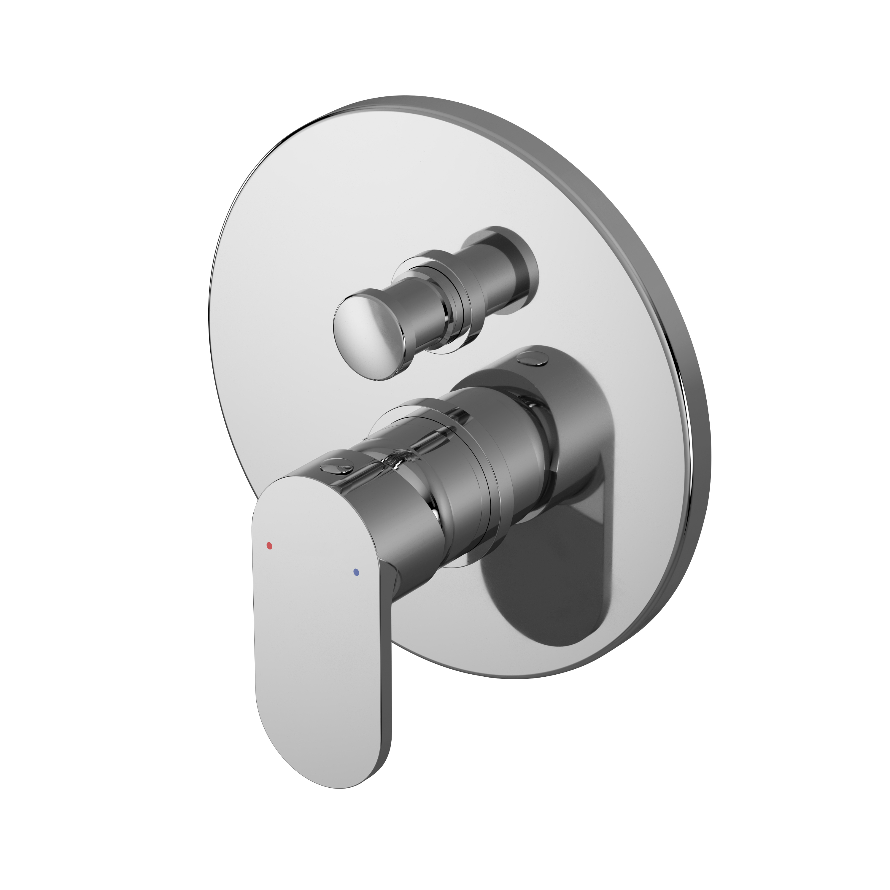 Nuie Binsey Chrome 2 Outlet Manual Shower Valve with Diverter BINMV12