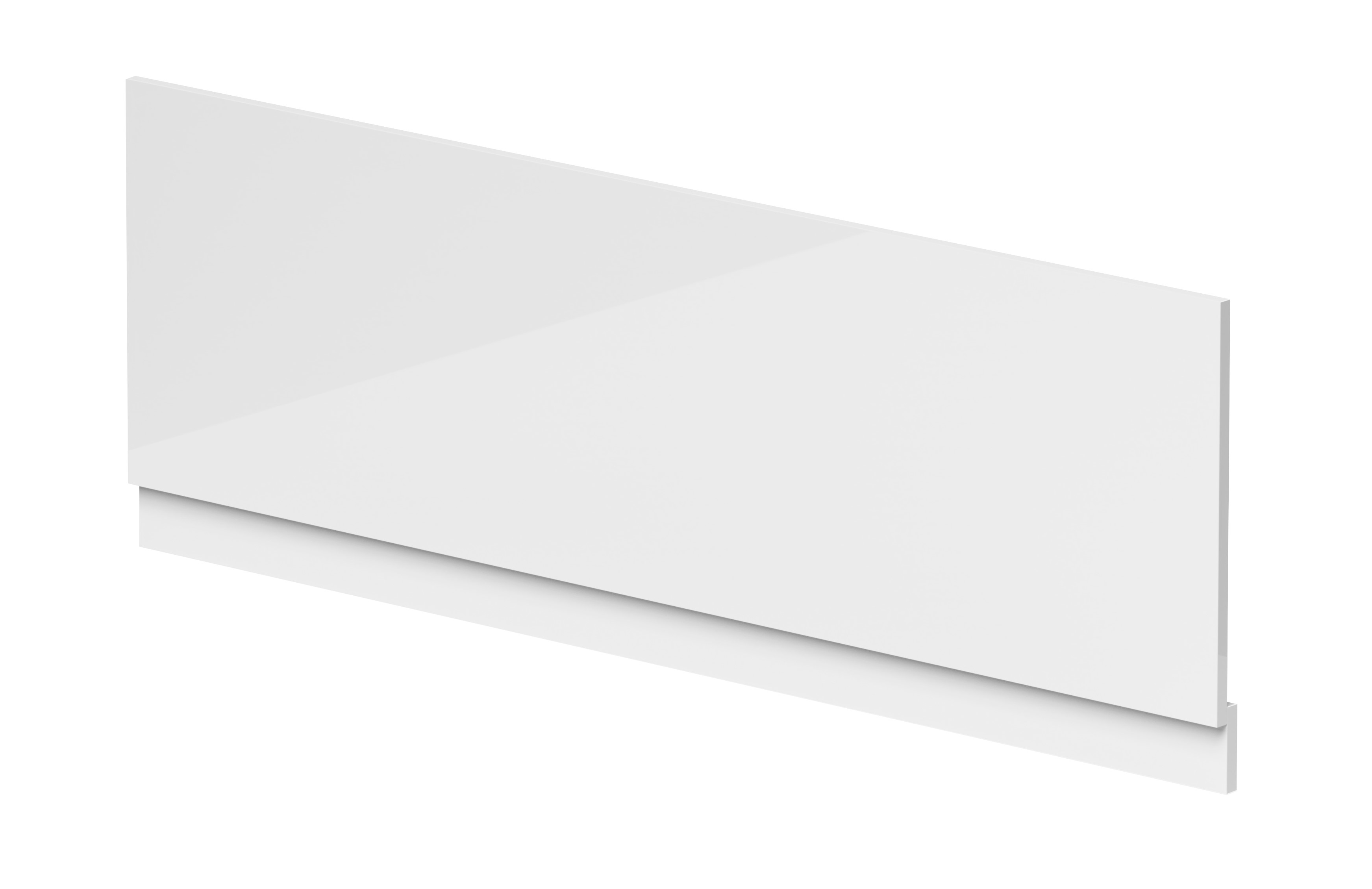 Hudson Reed Nuie Gloss White Straight Front Panel and Plinth 1600mm BPR103