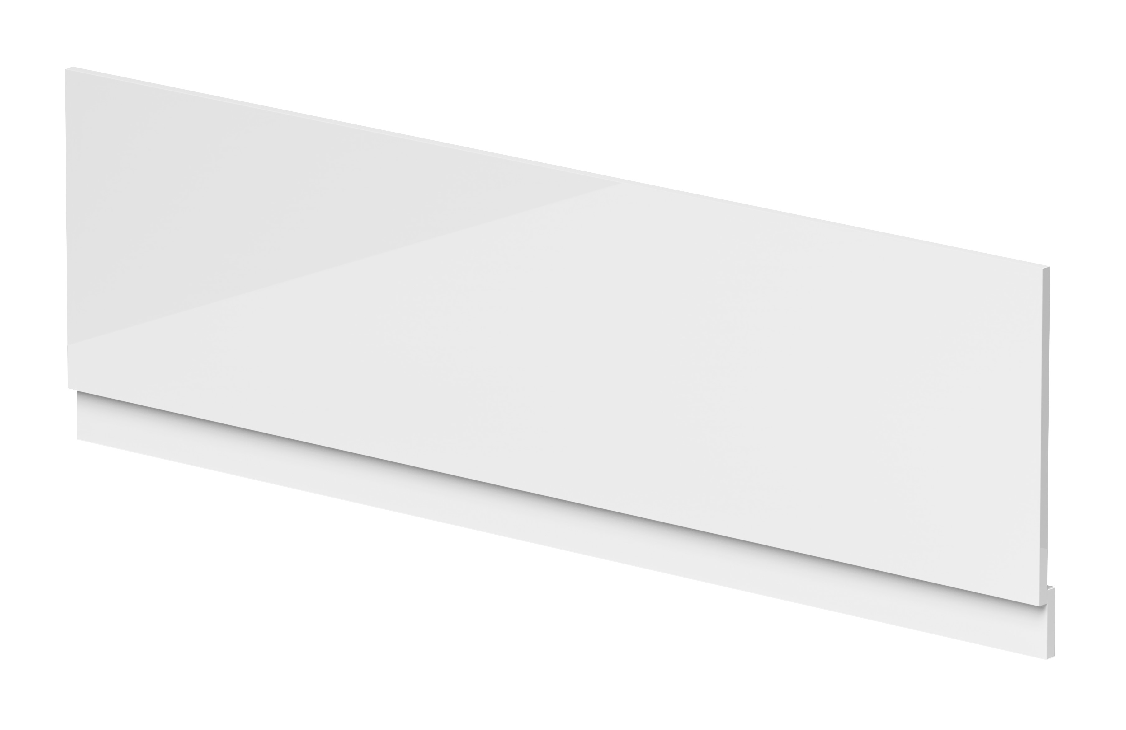 Hudson Reed Nuie Fusion Gloss White Straight Front Panel and Plinth 1800mm BPR107