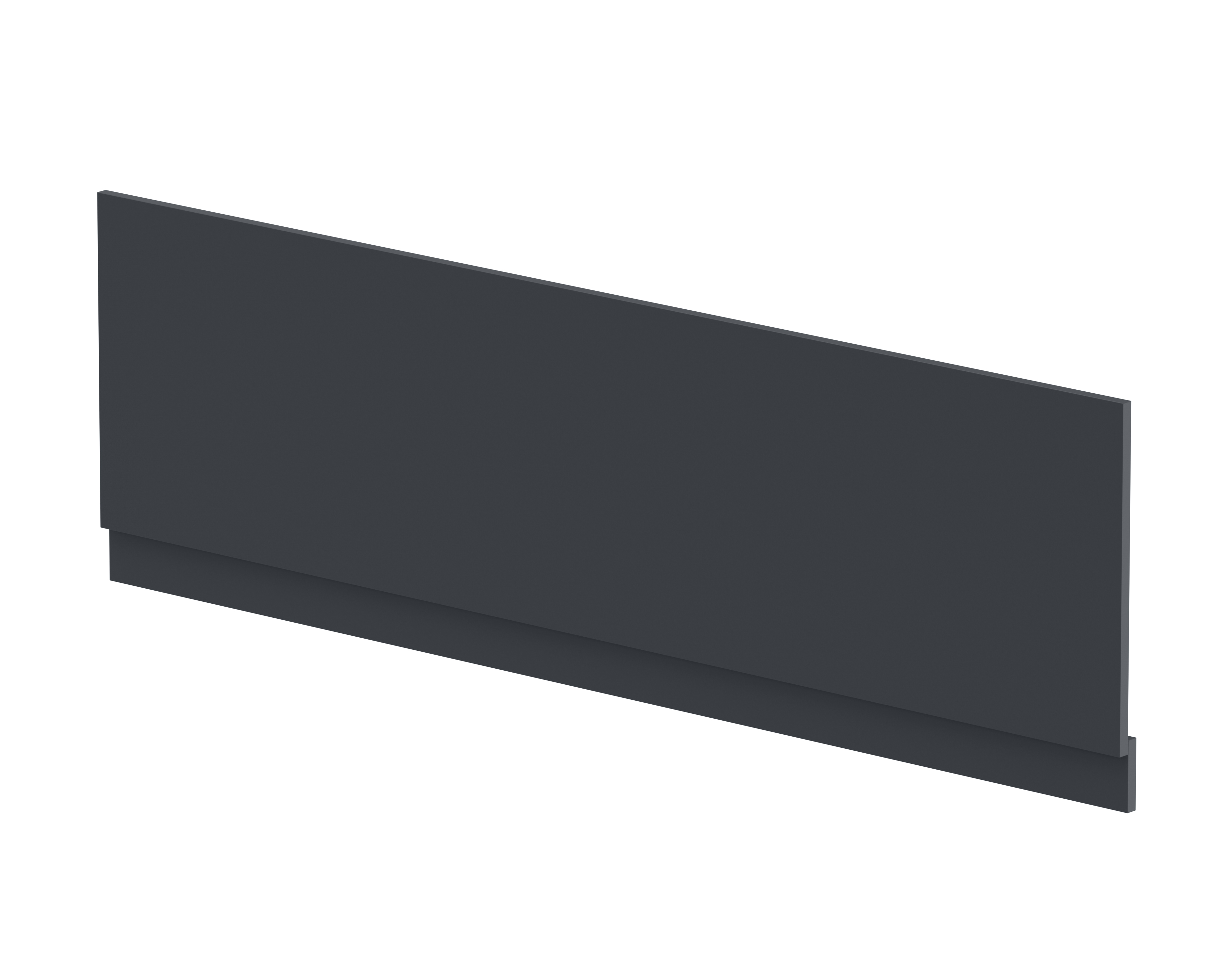 Hudson Reed Nuie Soft Black Straight Front Panel and Plinth 1800mm BPR1407