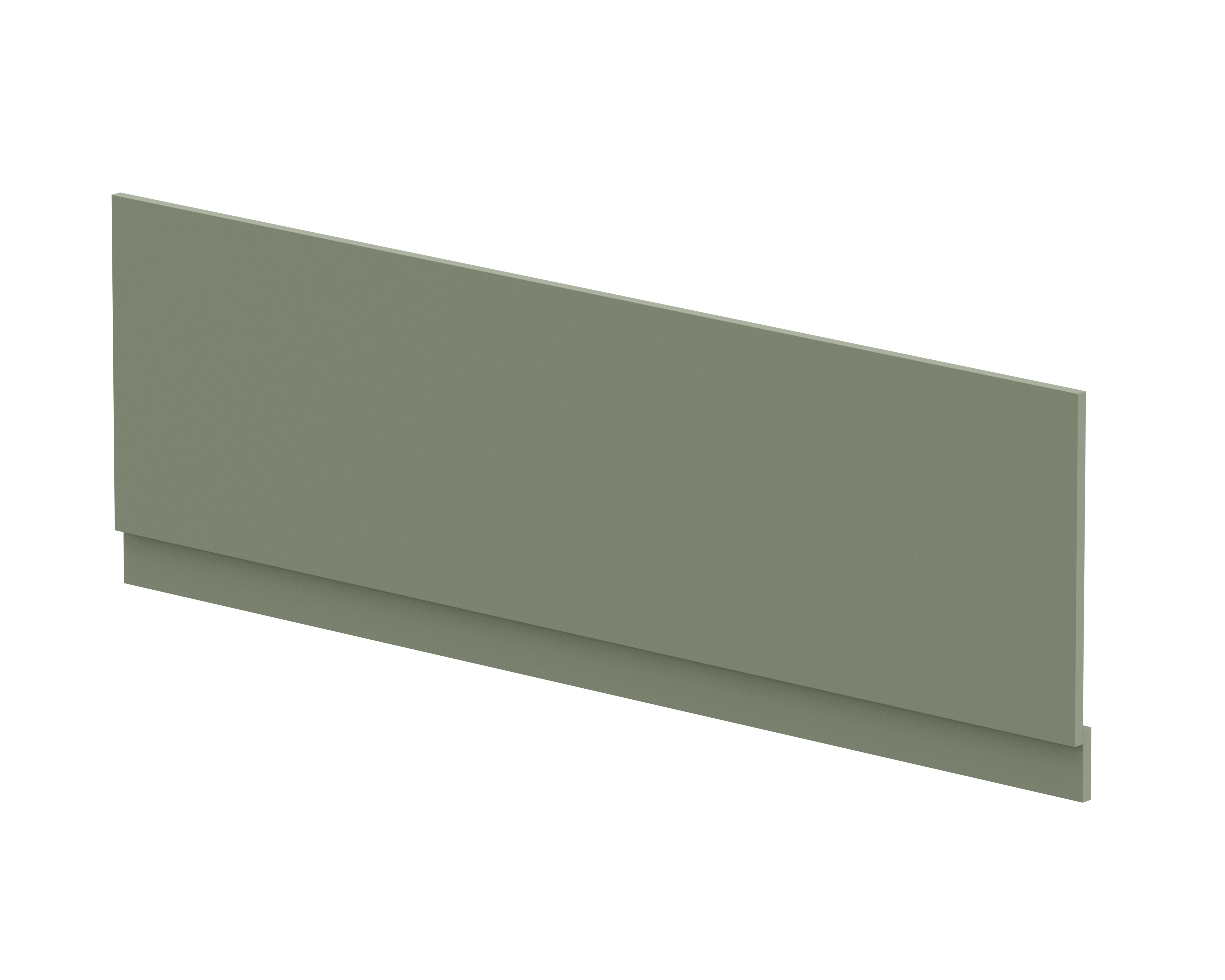 Hudson Reed Nuie Satin Green Straight Front Panel and Plinth 1700mm BPR805