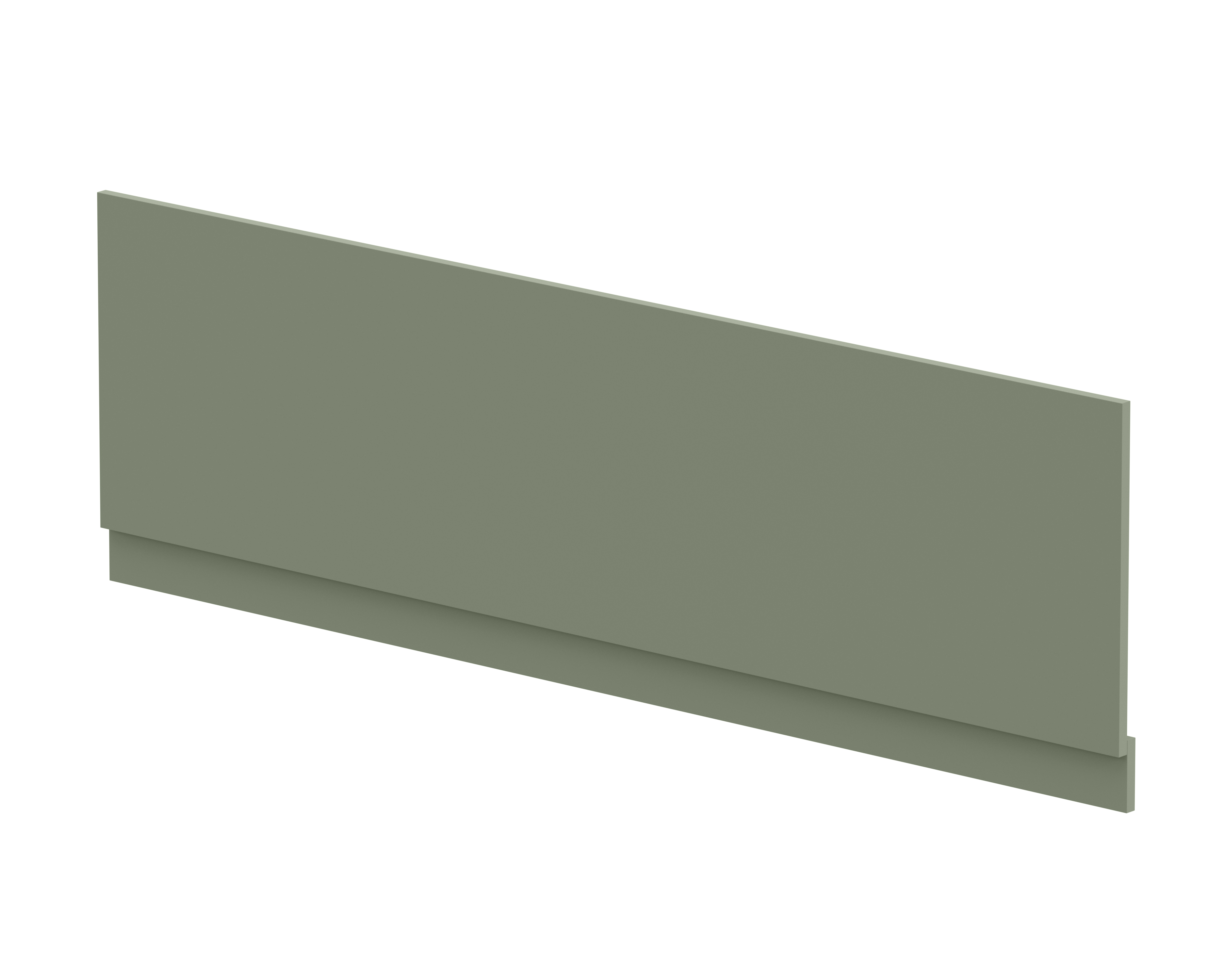 Hudson Reed Nuie Satin Green Straight Front Panel and Plinth 1800mm BPR807