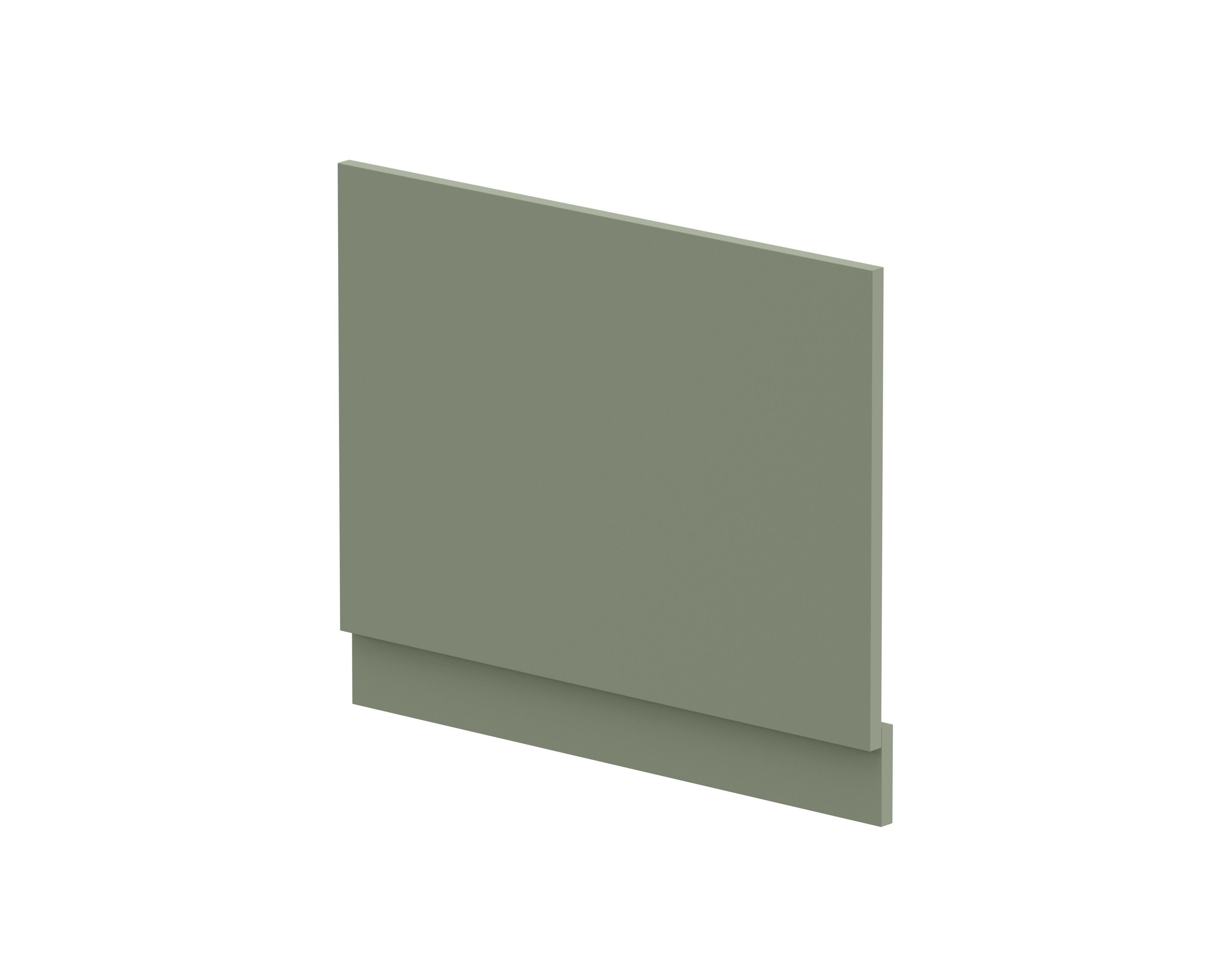 Hudson Reed Nuie Satin Green Straight End Panel and Plinth 700mm BPR811