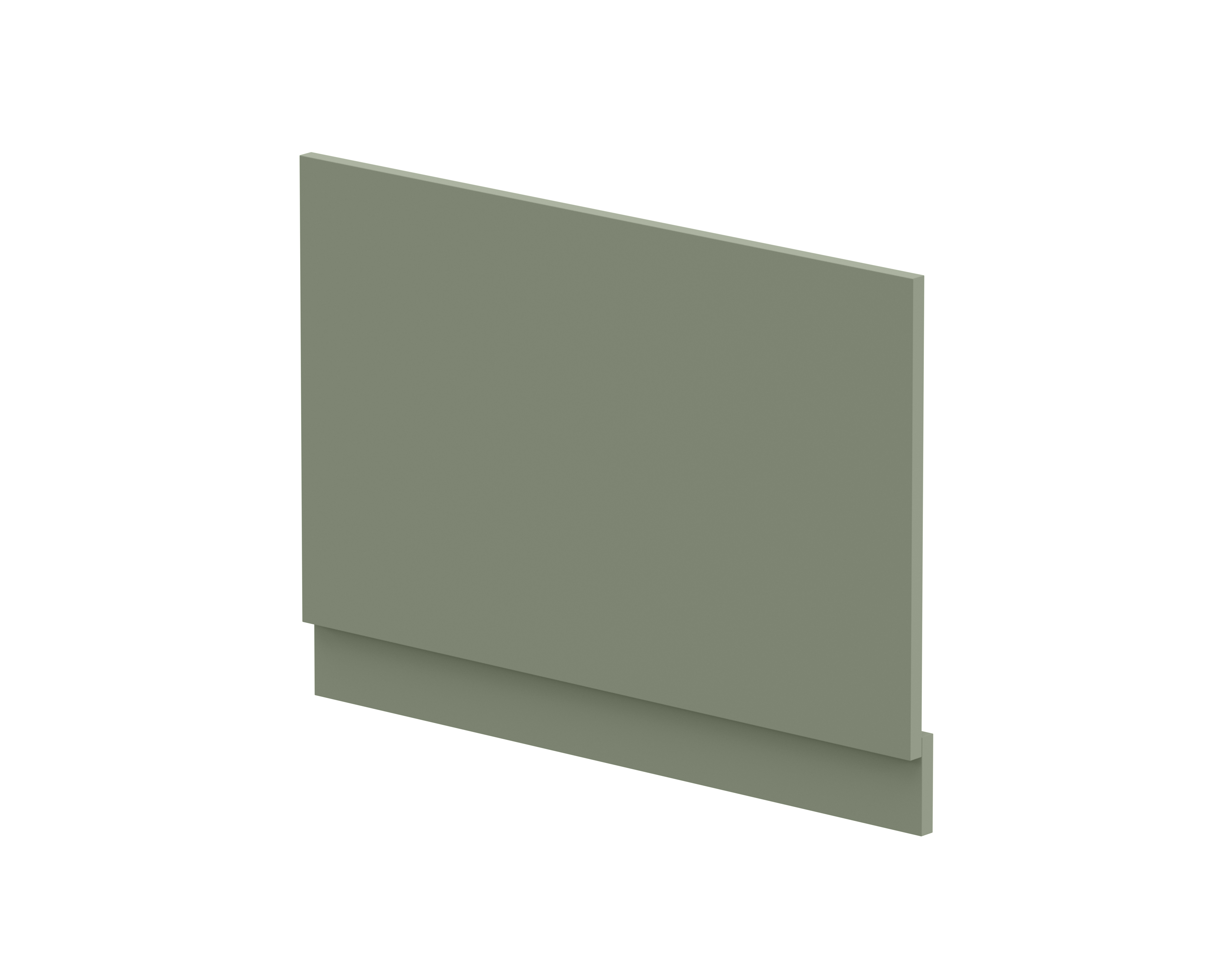Hudson Reed Nuie Satin Green Straight End Panel and Plinth 800mm BPR813