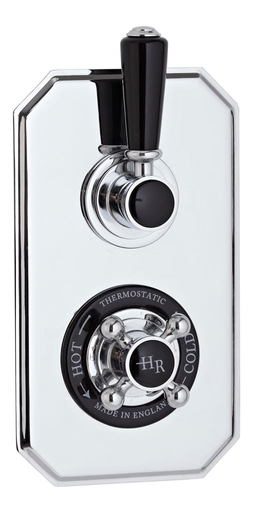 Hudson Reed Topaz Chrome 2 Outlet Twin Concealed Shower Valve with Diverter BTSVT004
