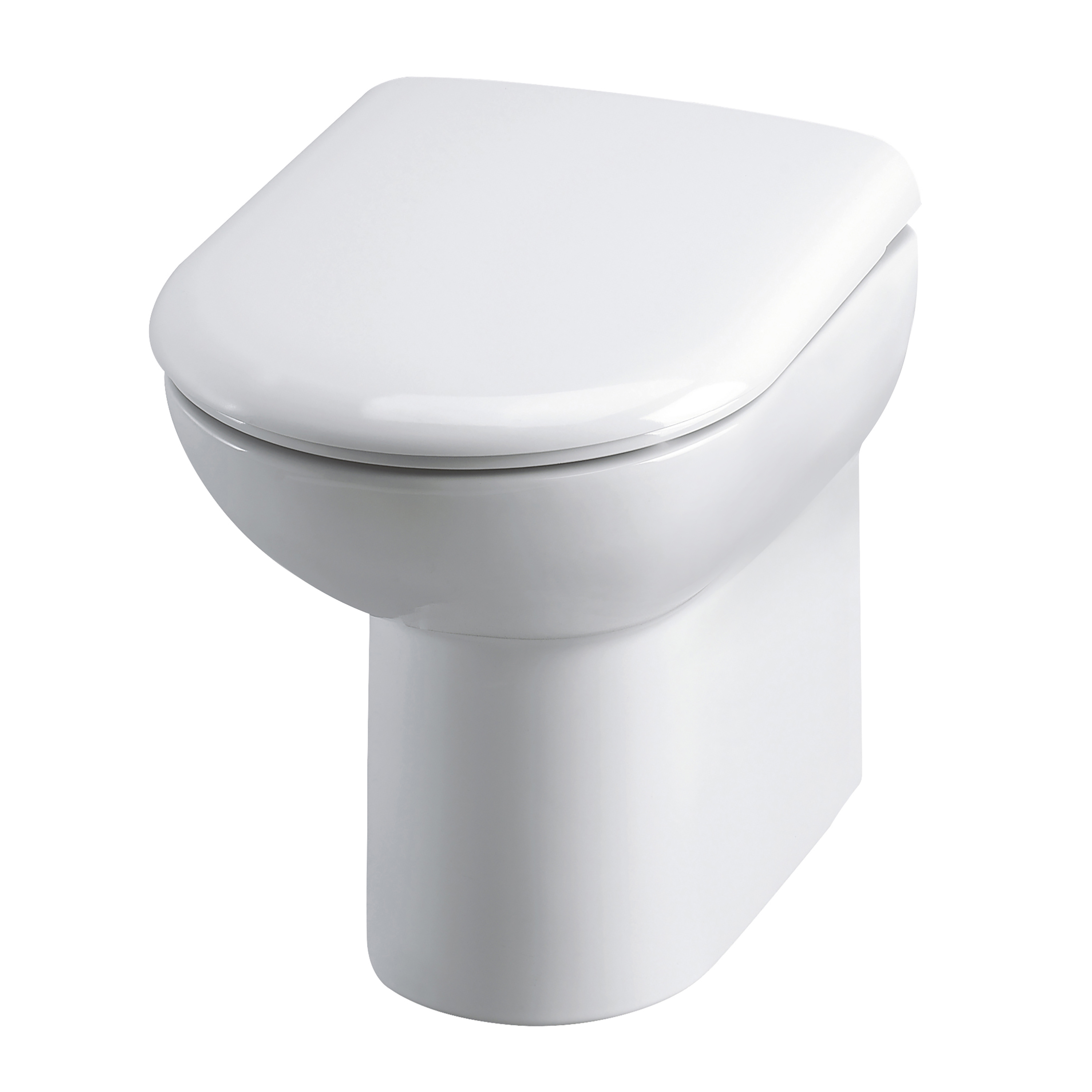Nuie Lawton White Comfort Height Back to Wall Pan BTW006