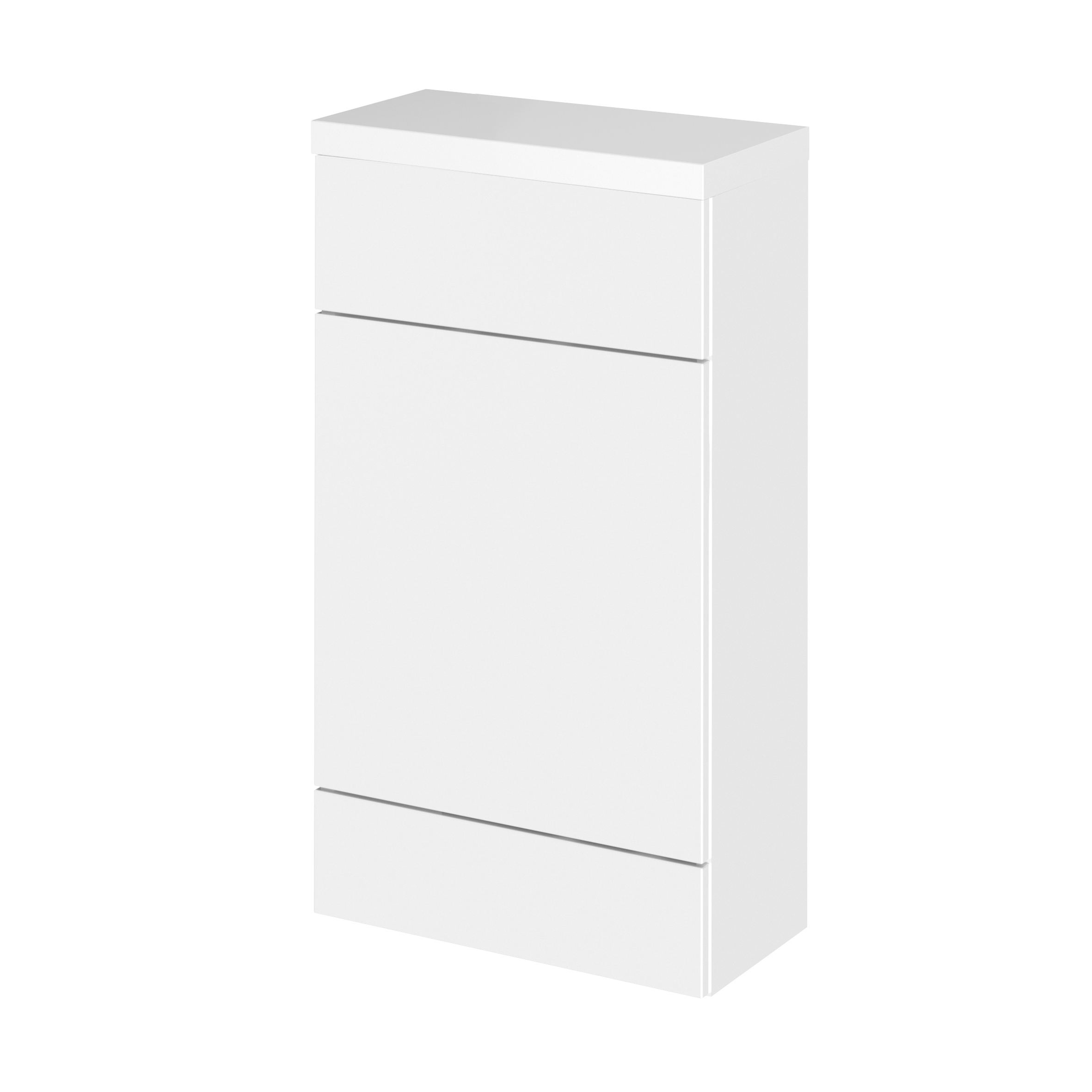 Hudson Reed Fusion Gloss White 500mm Compact WC Unit and Top CBI104
