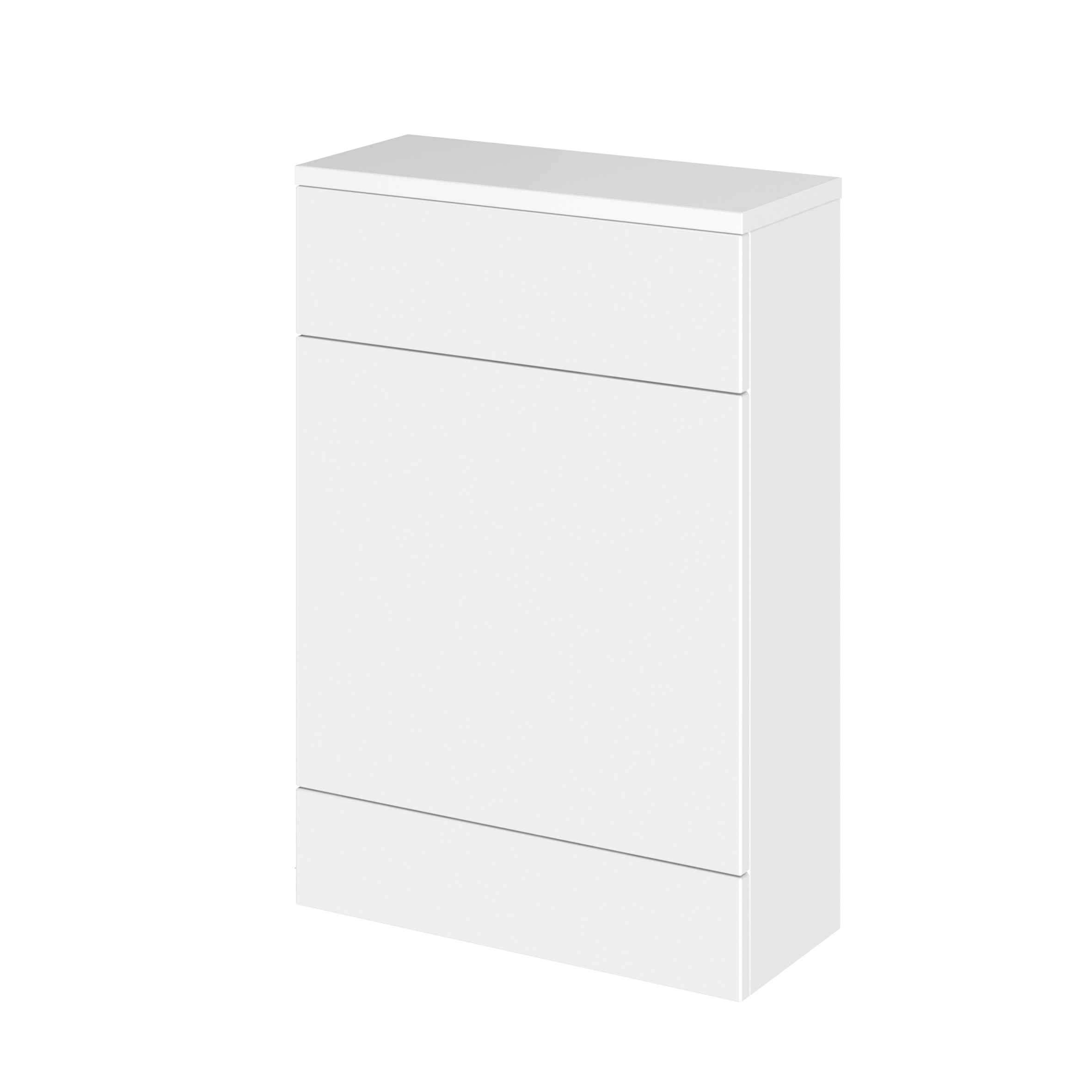 Hudson Reed Fusion Gloss White 600mm Compact WC Unit and Co ordinating Top CBI119A