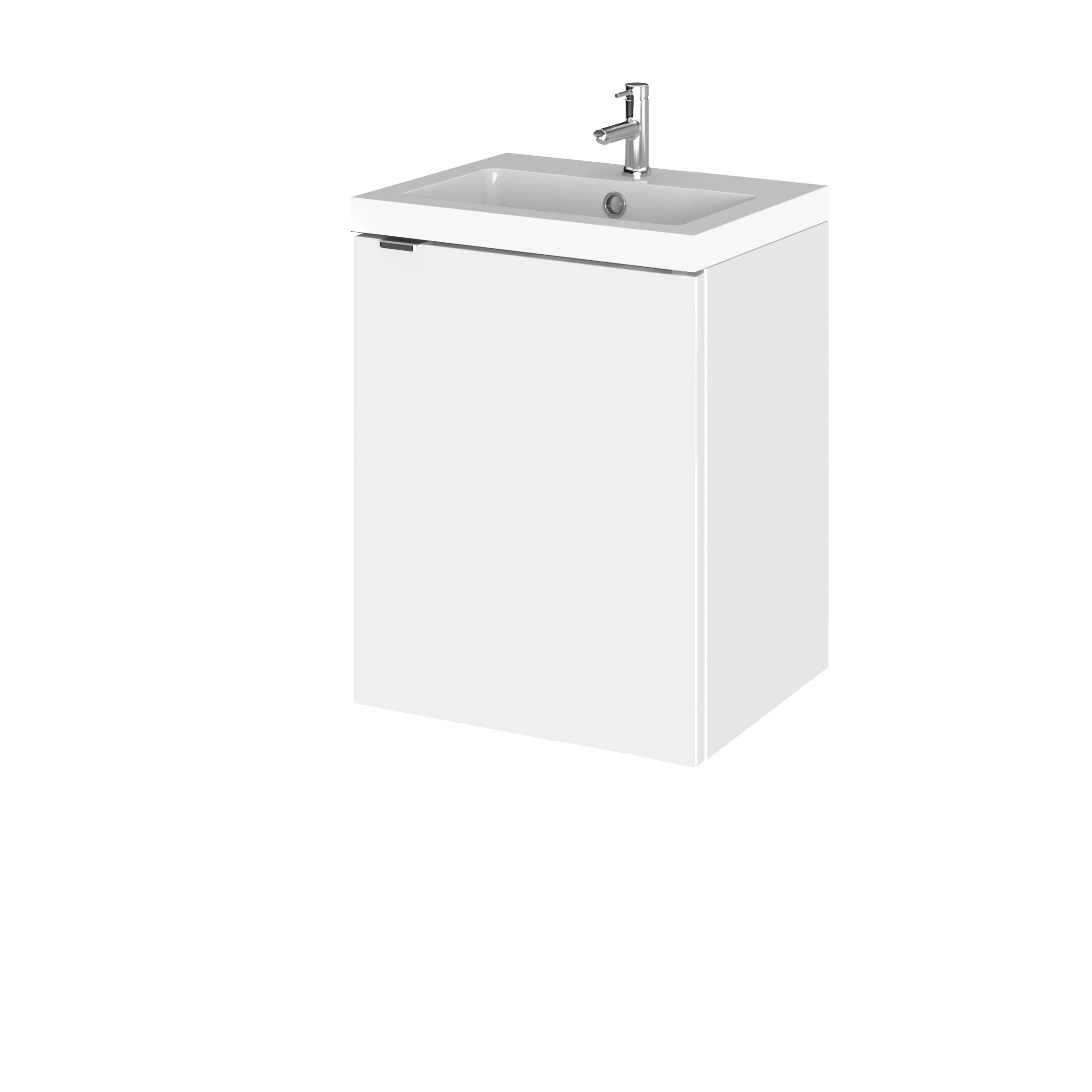 Hudson Reed Fusion Gloss White 400mm Vanity Unit and Basin CBI139