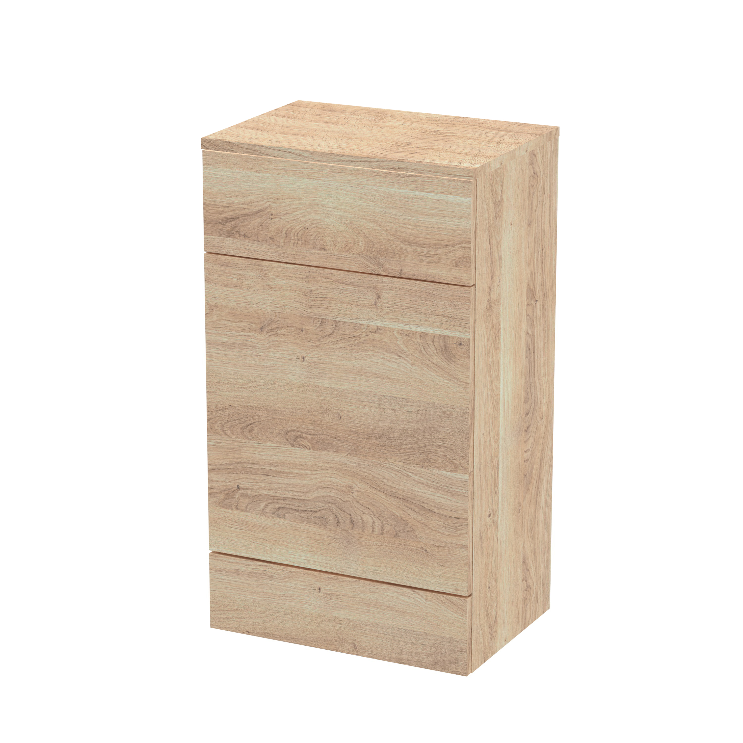 Hudson Reed Fusion Bleached Oak 500mm WC Unit 355mm Deep CBI3005A