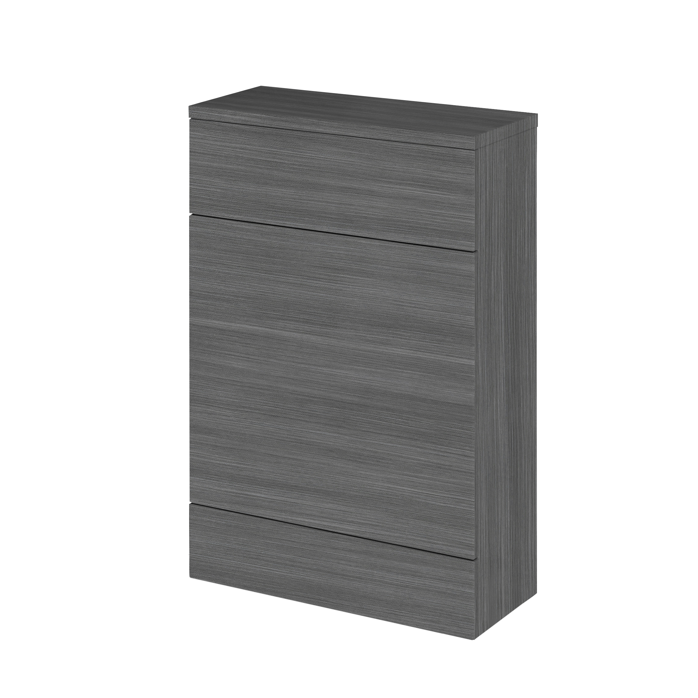 Hudson Reed Fusion Anthracite Woodgrain 600mm Compact WC Unit and Co ordinating Top CBI519A