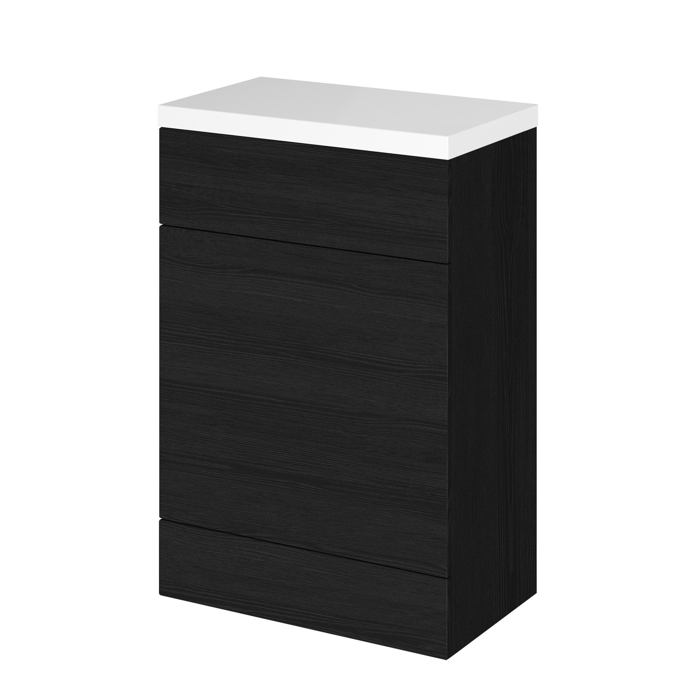 Hudson Reed Fusion Charcoal Black 600mm WC Unit and Top CBI620