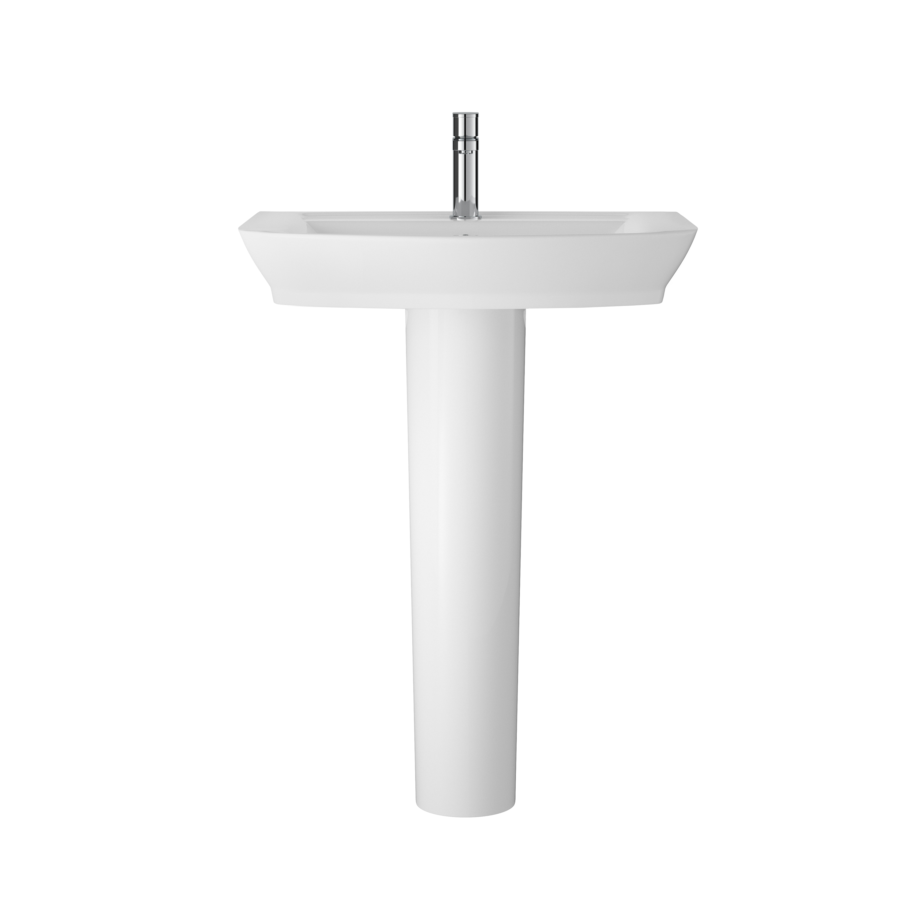Hudson Reed Maya White 650mm Basin and Pedestal CCL003