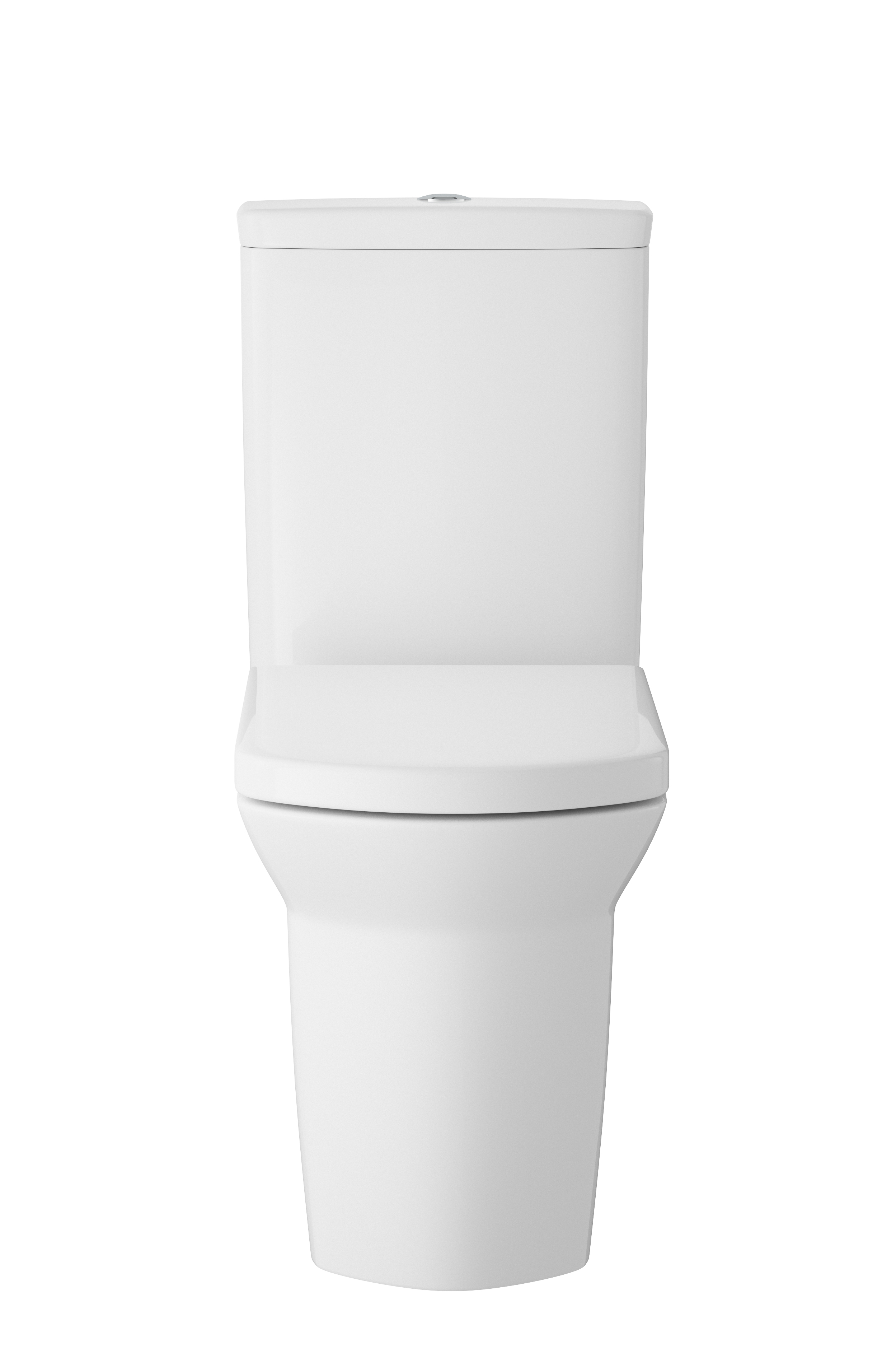 Hudson Reed Maya Gloss White Flush to Wall Pan, Cistern and Seat CCL008