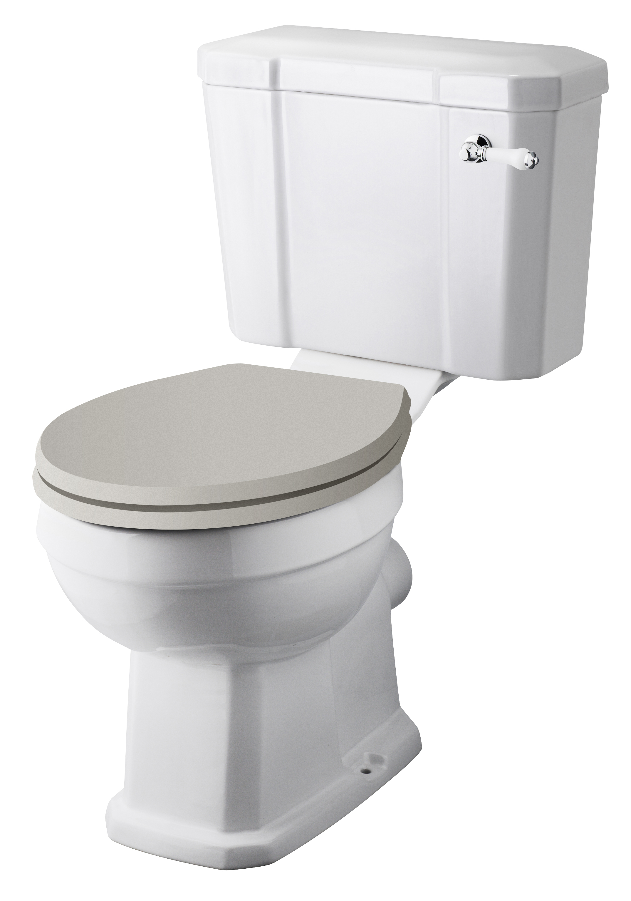 Hudson Reed Richmond Gloss White Comfort Height Close Coupled WC and Cistern CCR033