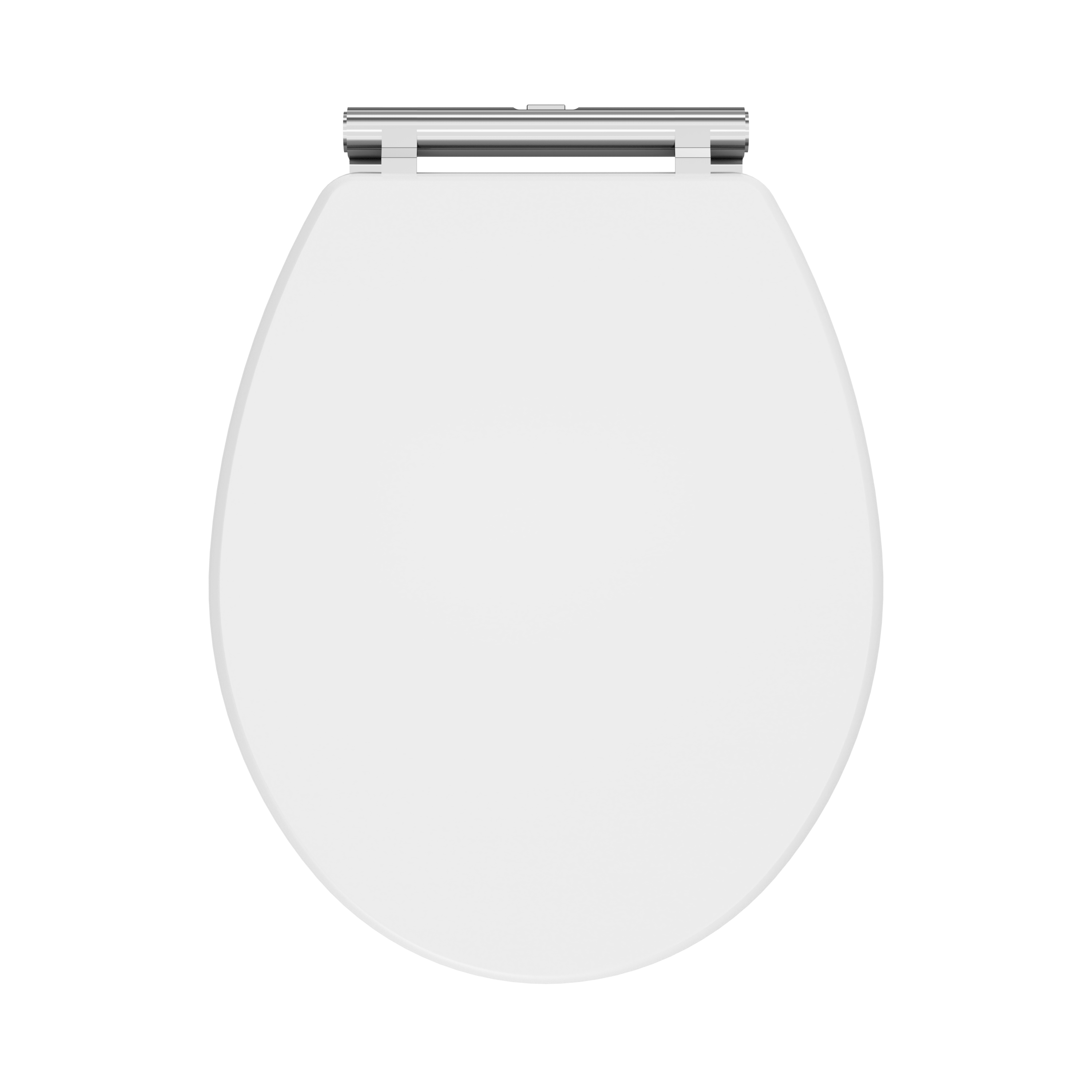 Nuie Classique Satin White Soft Close Wooden Toilet Seat CLA199
