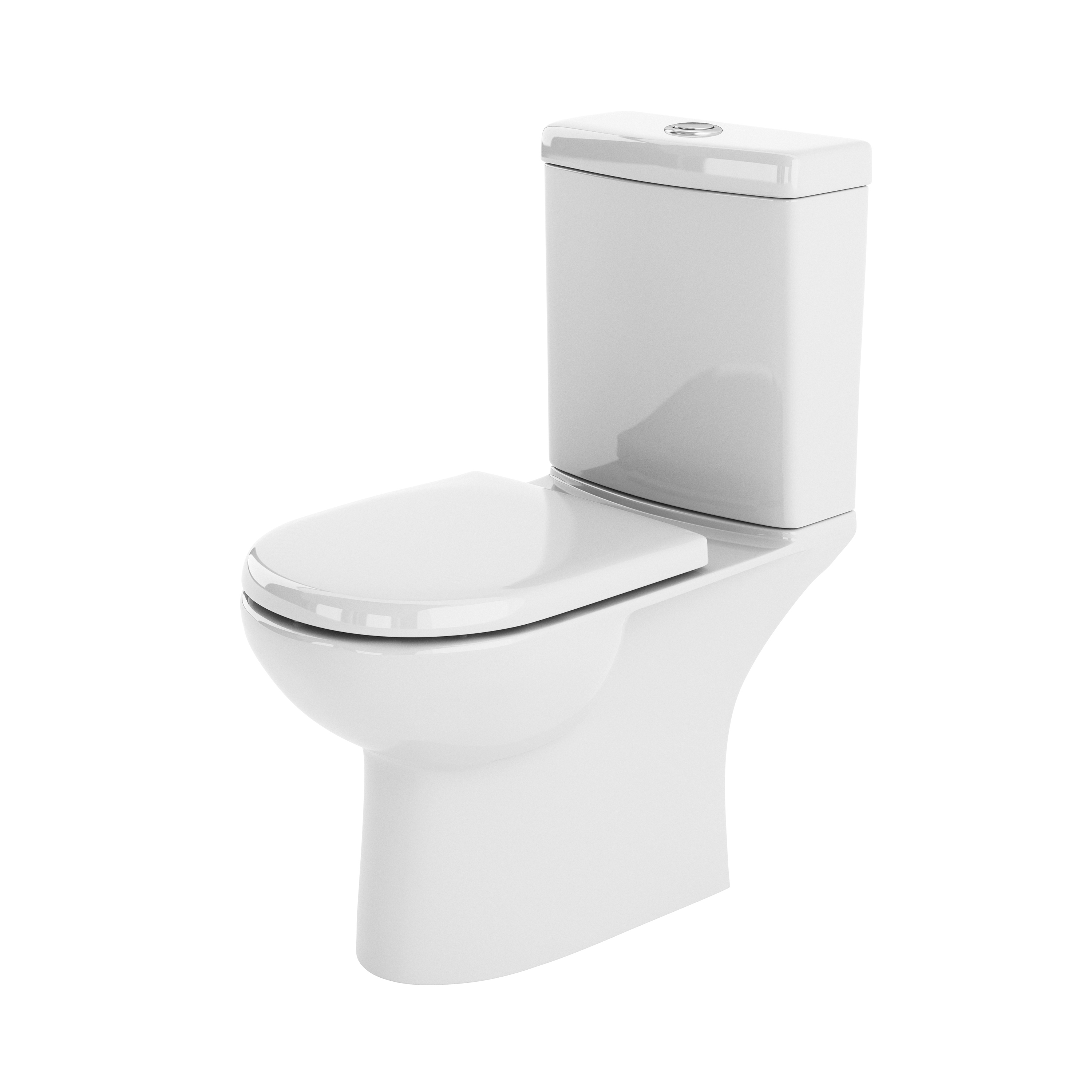 Nuie Lawton White Compact Pan and Cistern CLW001
