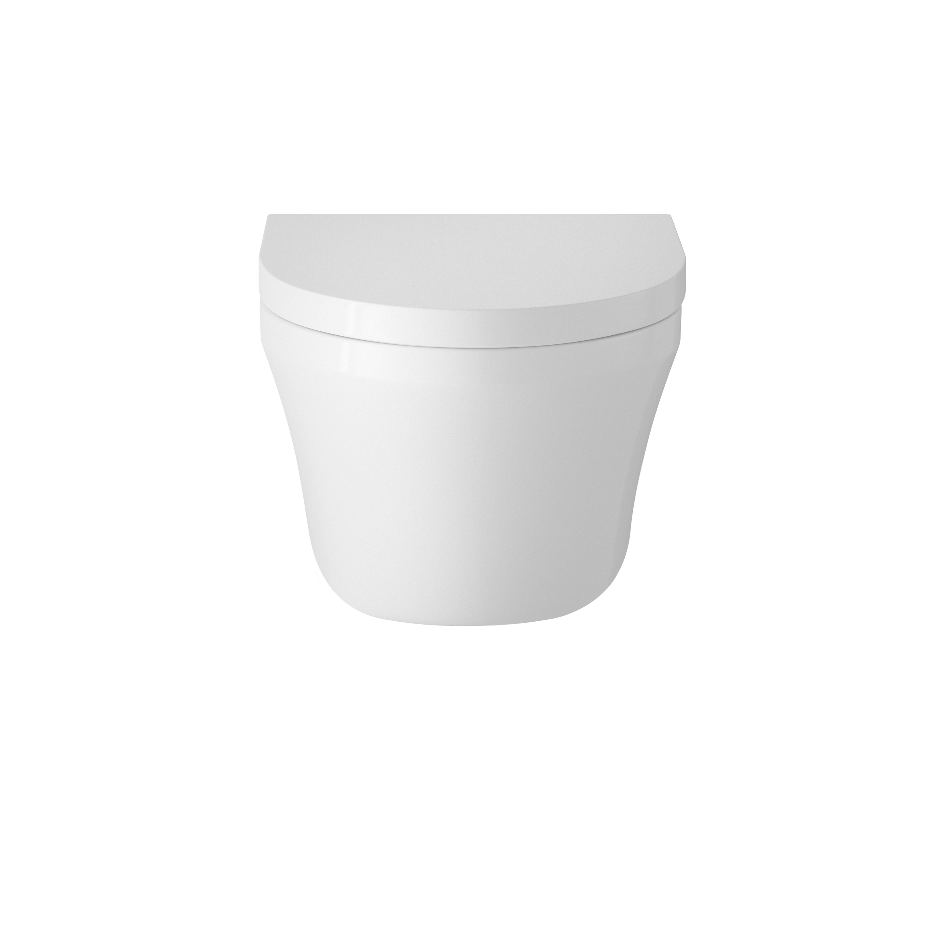 Hudson Reed Luna White Wall Hung Pan and Seat CPA027