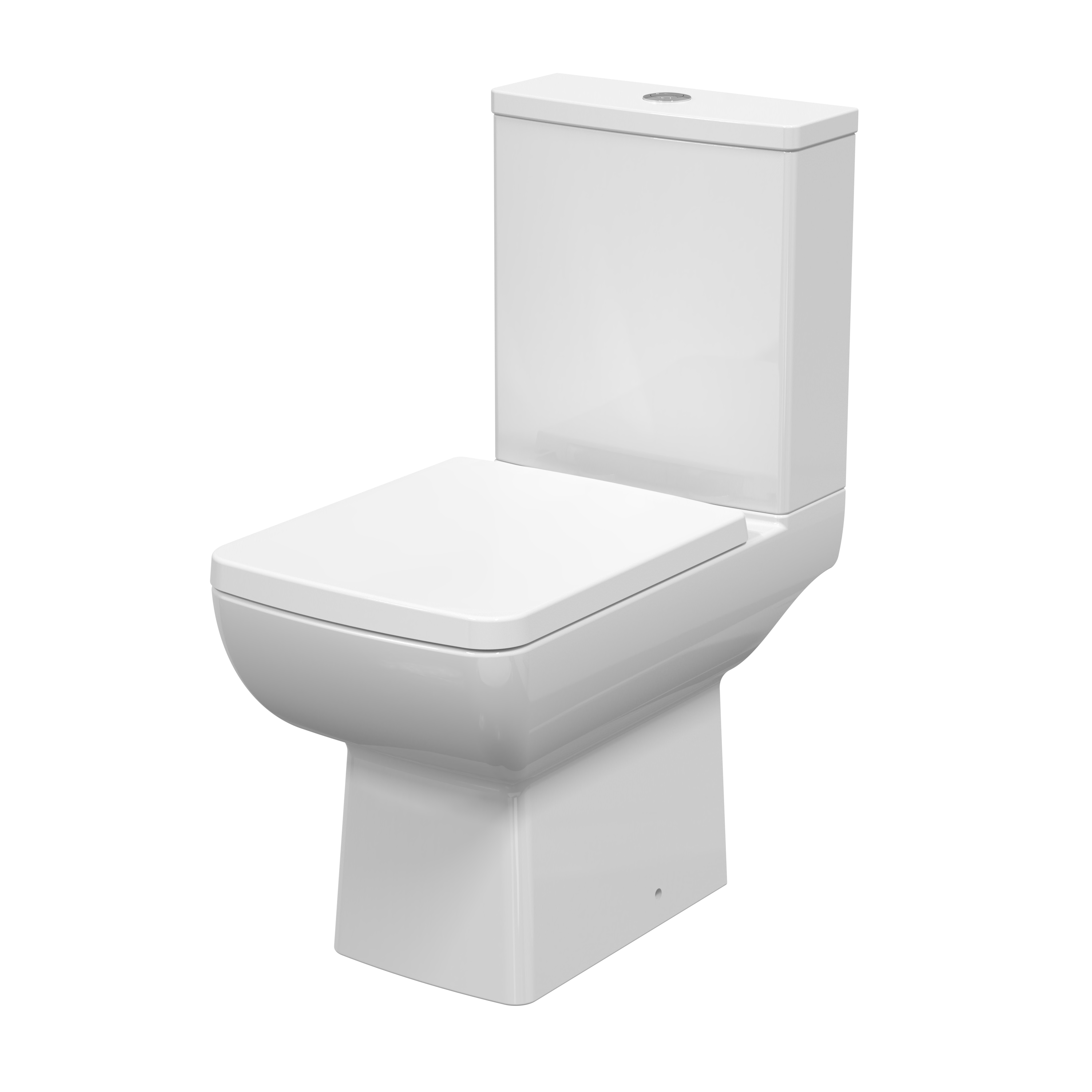 Nuie Cleo White Compact Pan and Cistern CSS006