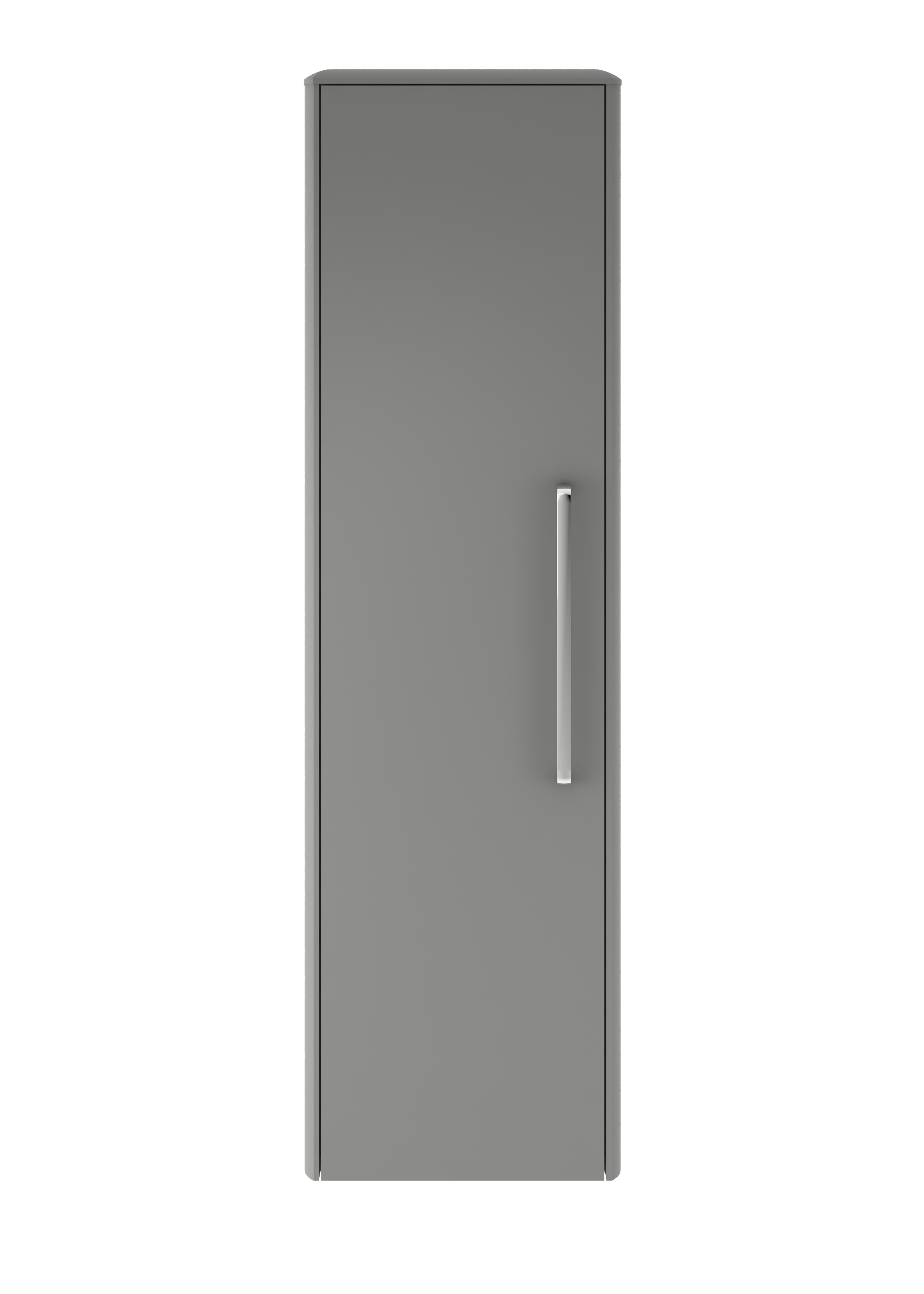 Hudson Reed Solar Cool Grey Wall Hung 350mm Tall Unit CUR262