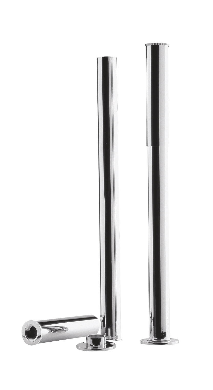 Hudson Reed Nuie Chrome Bath Legs with Adjustable Shrouds DA314